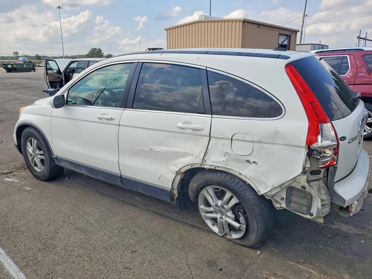 2011 Honda Cr-v Exl White vin: JHLRE3H71BC004414