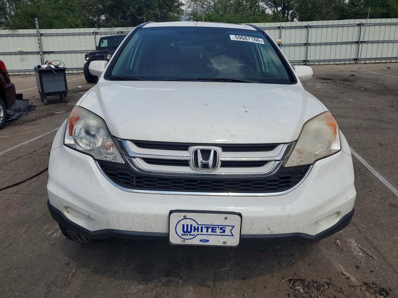 2011 Honda Cr-v Exl White vin: JHLRE3H71BC004414