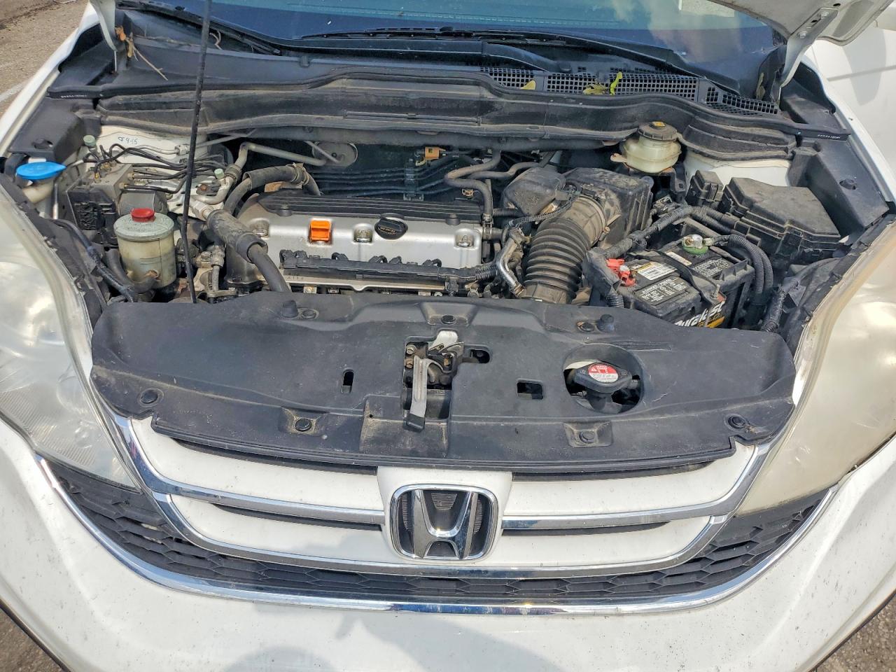 2011 Honda Cr-v Exl White vin: JHLRE3H71BC004414
