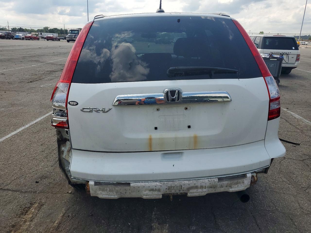 2011 Honda Cr-v Exl White vin: JHLRE3H71BC004414