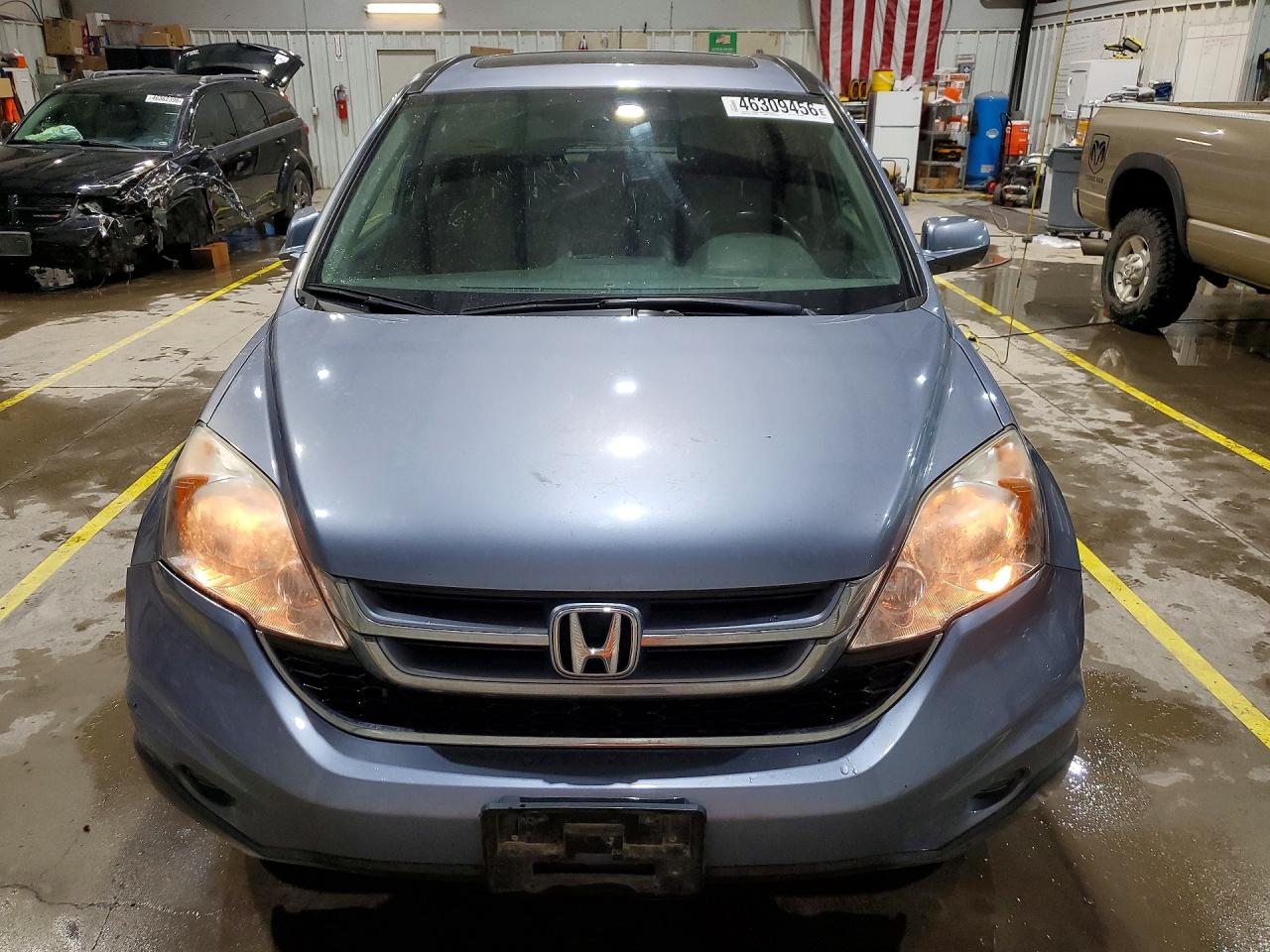 2011 Honda Cr-v Exl Blue vin: JHLRE3H71BC008009