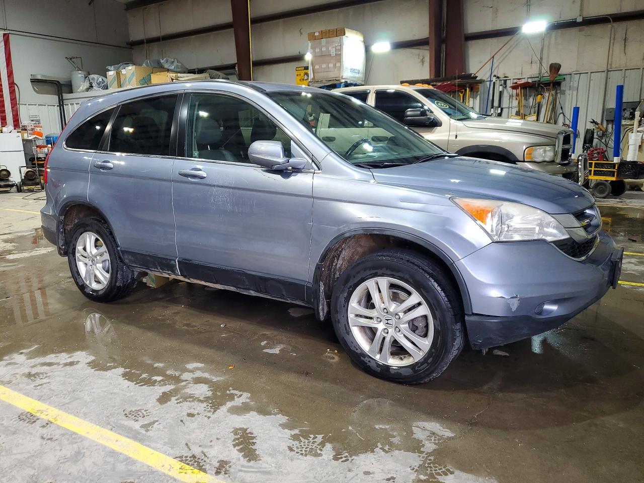 2011 Honda Cr-v Exl Blue vin: JHLRE3H71BC008009