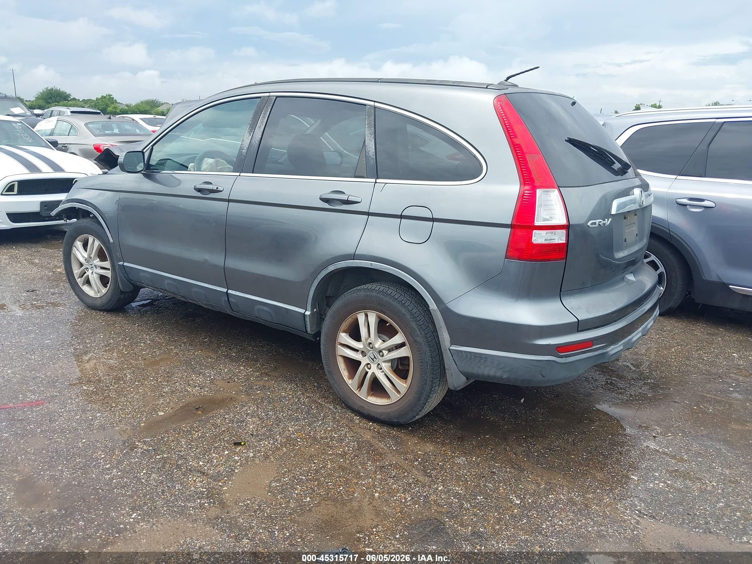 2010 Honda Cr-v Ex-l Gray vin: JHLRE3H72AC006428