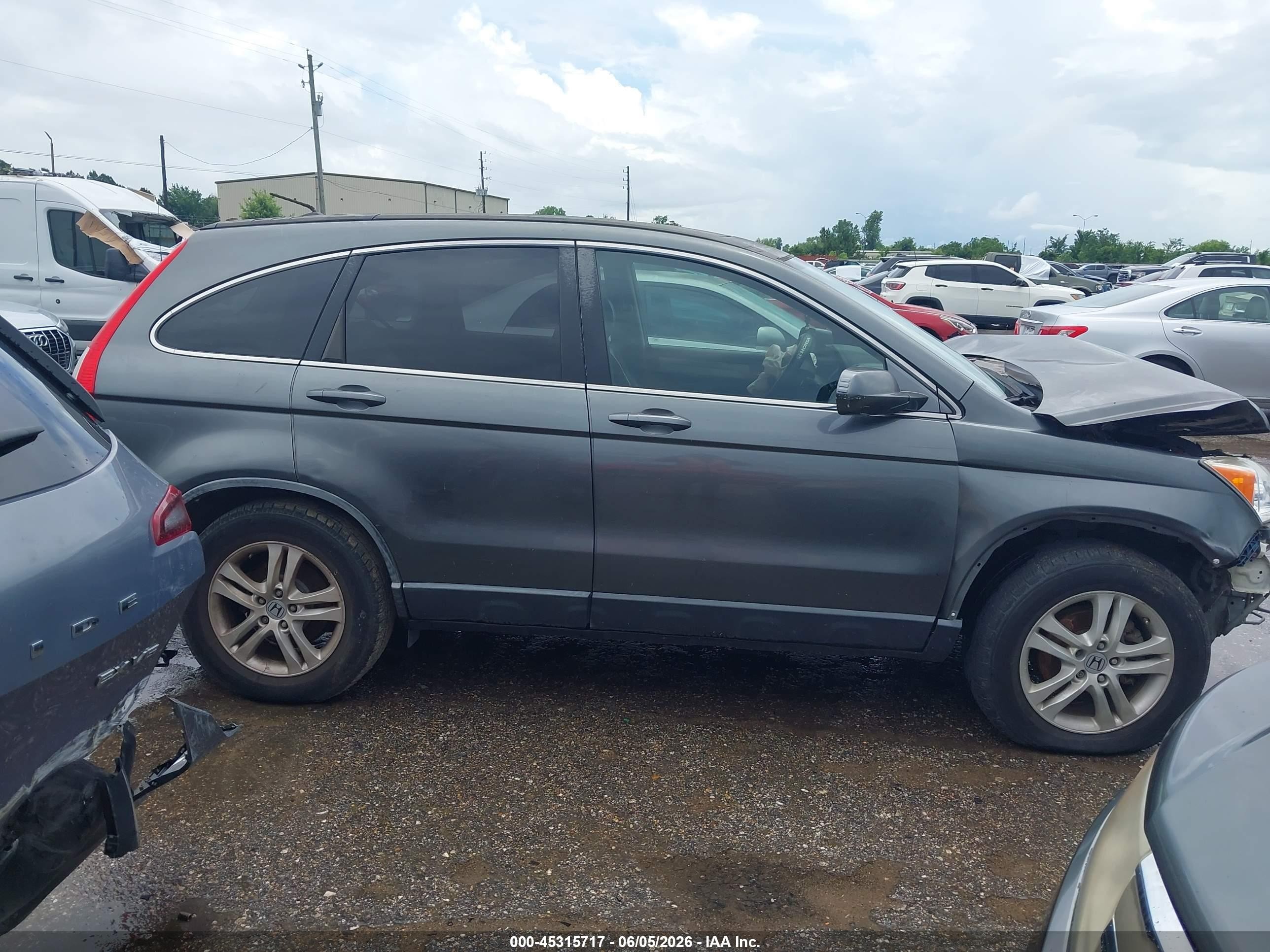 2010 Honda Cr-v Ex-l Gray vin: JHLRE3H72AC006428
