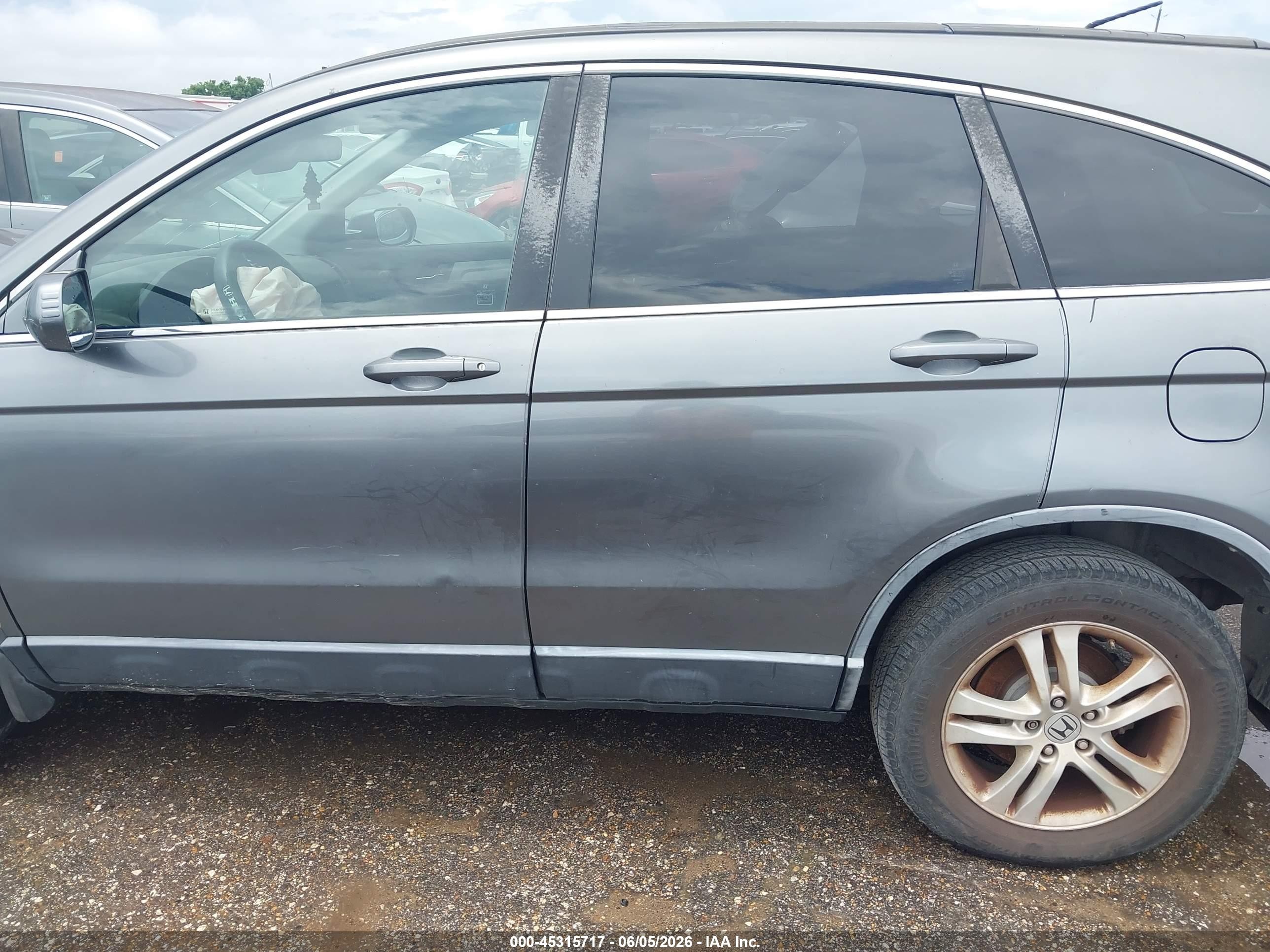 2010 Honda Cr-v Ex-l Gray vin: JHLRE3H72AC006428