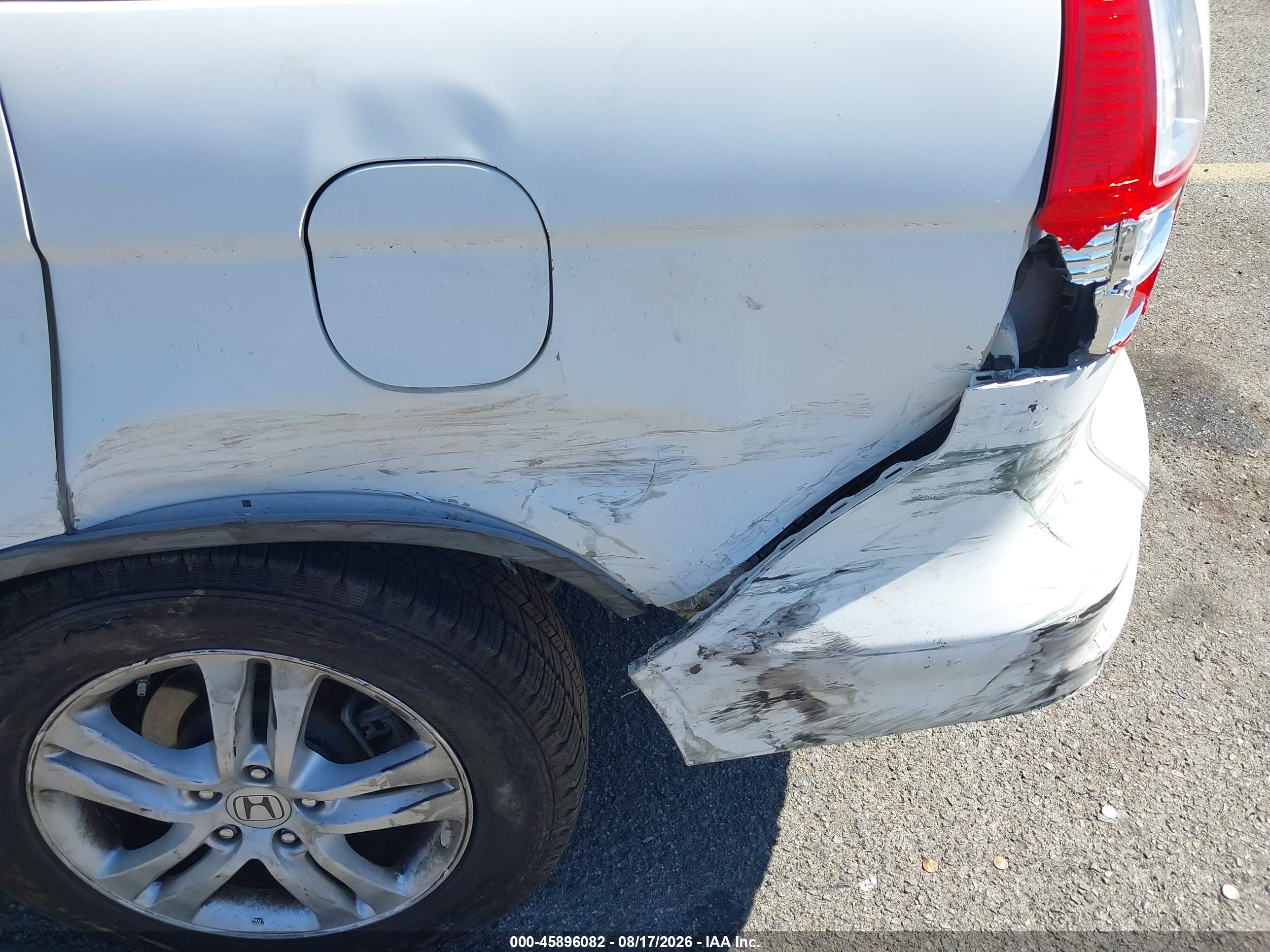 2010 Honda Cr-v Ex-l White vin: JHLRE3H72AC008809