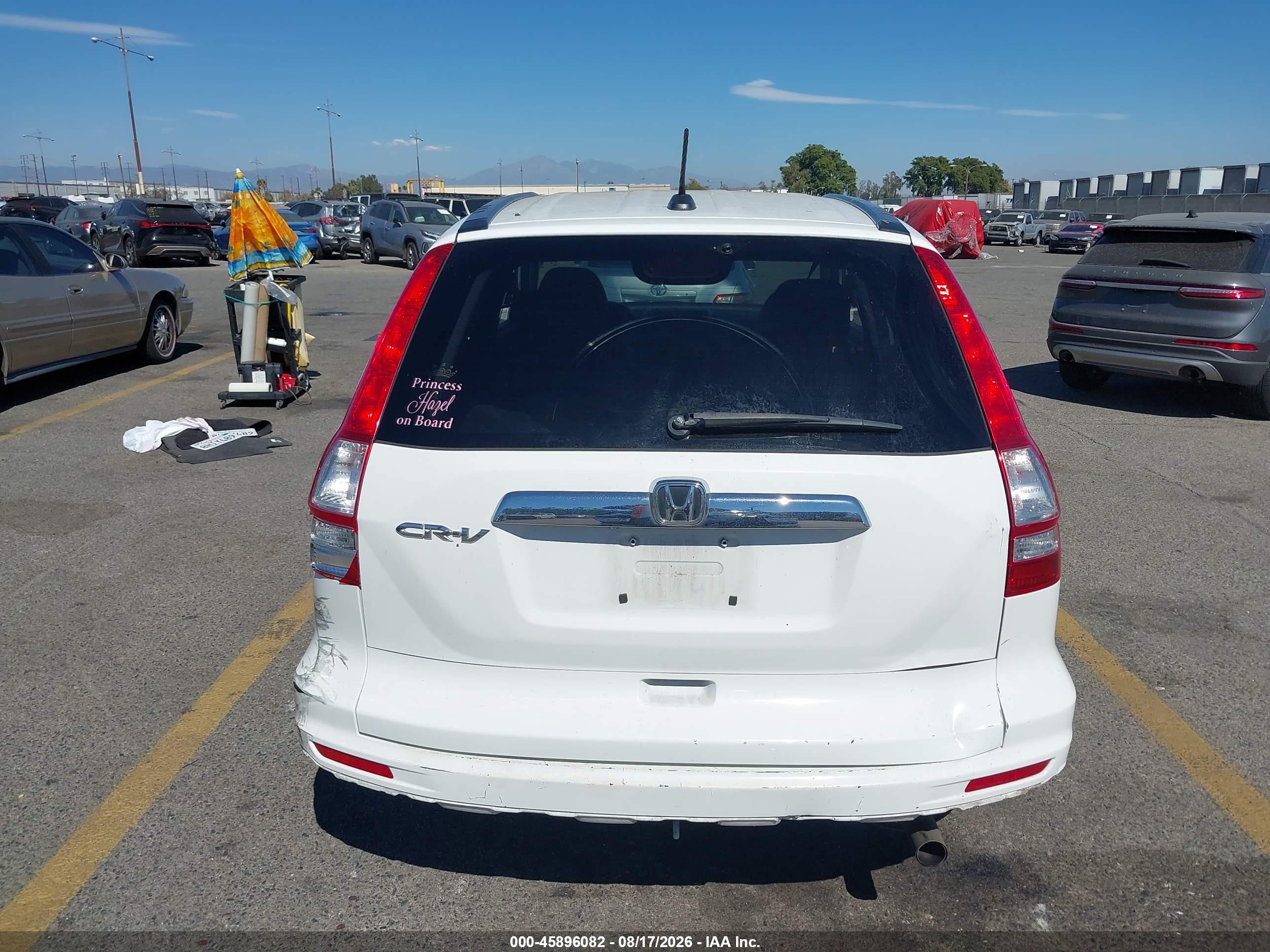 2010 Honda Cr-v Ex-l White vin: JHLRE3H72AC008809