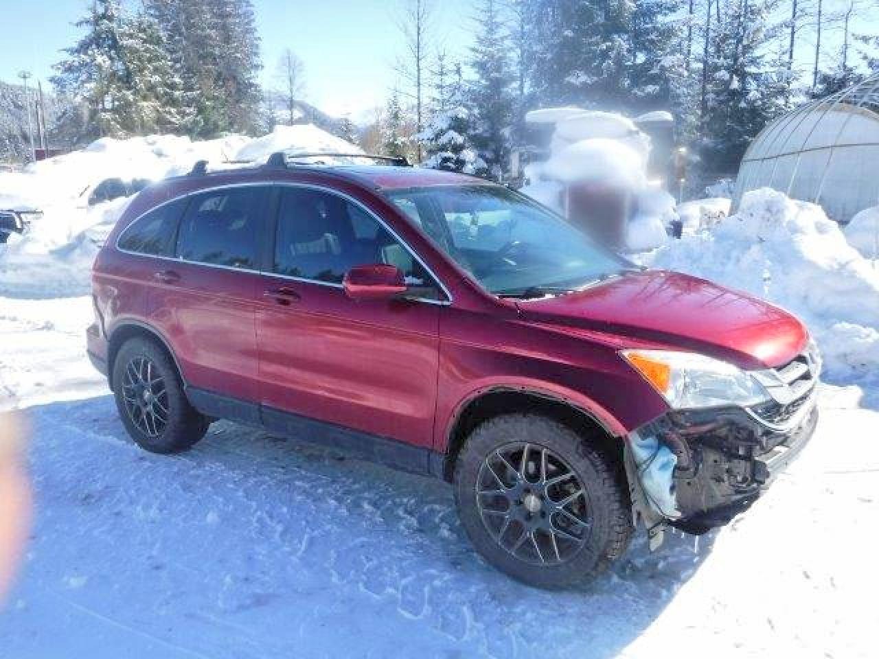 2010 Honda Cr-v Exl Maroon vin: JHLRE3H73AC003554