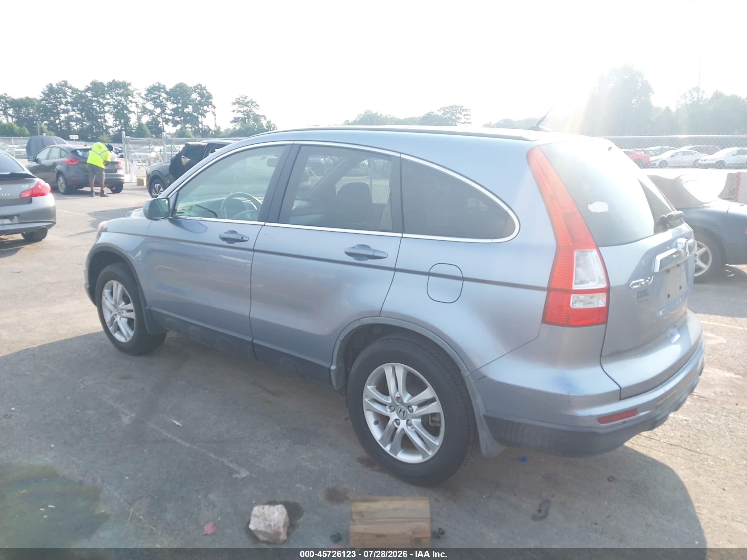 2010 Honda Cr-v Ex-l Gray vin: JHLRE3H73AC007815