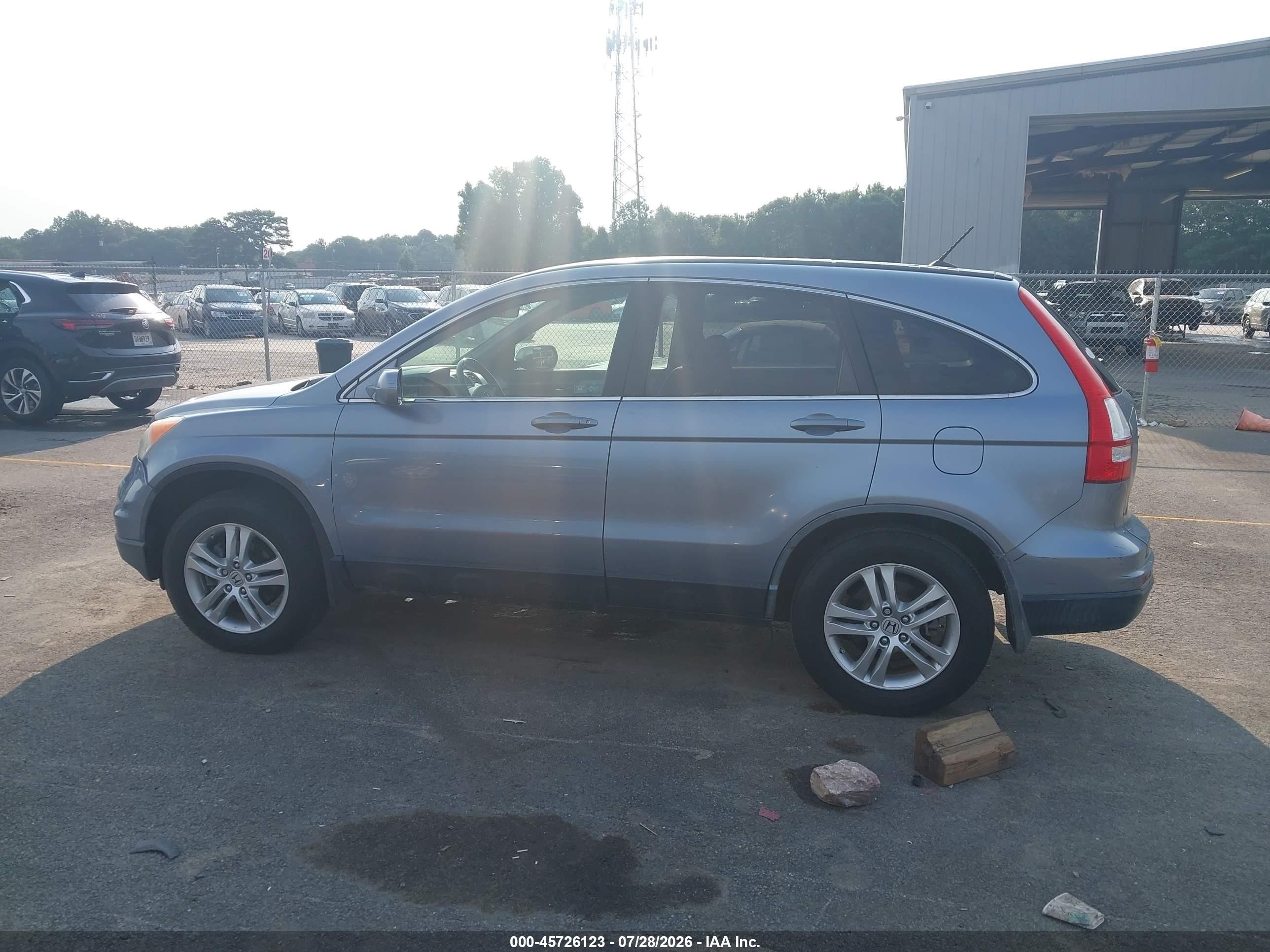 2010 Honda Cr-v Ex-l Gray vin: JHLRE3H73AC007815
