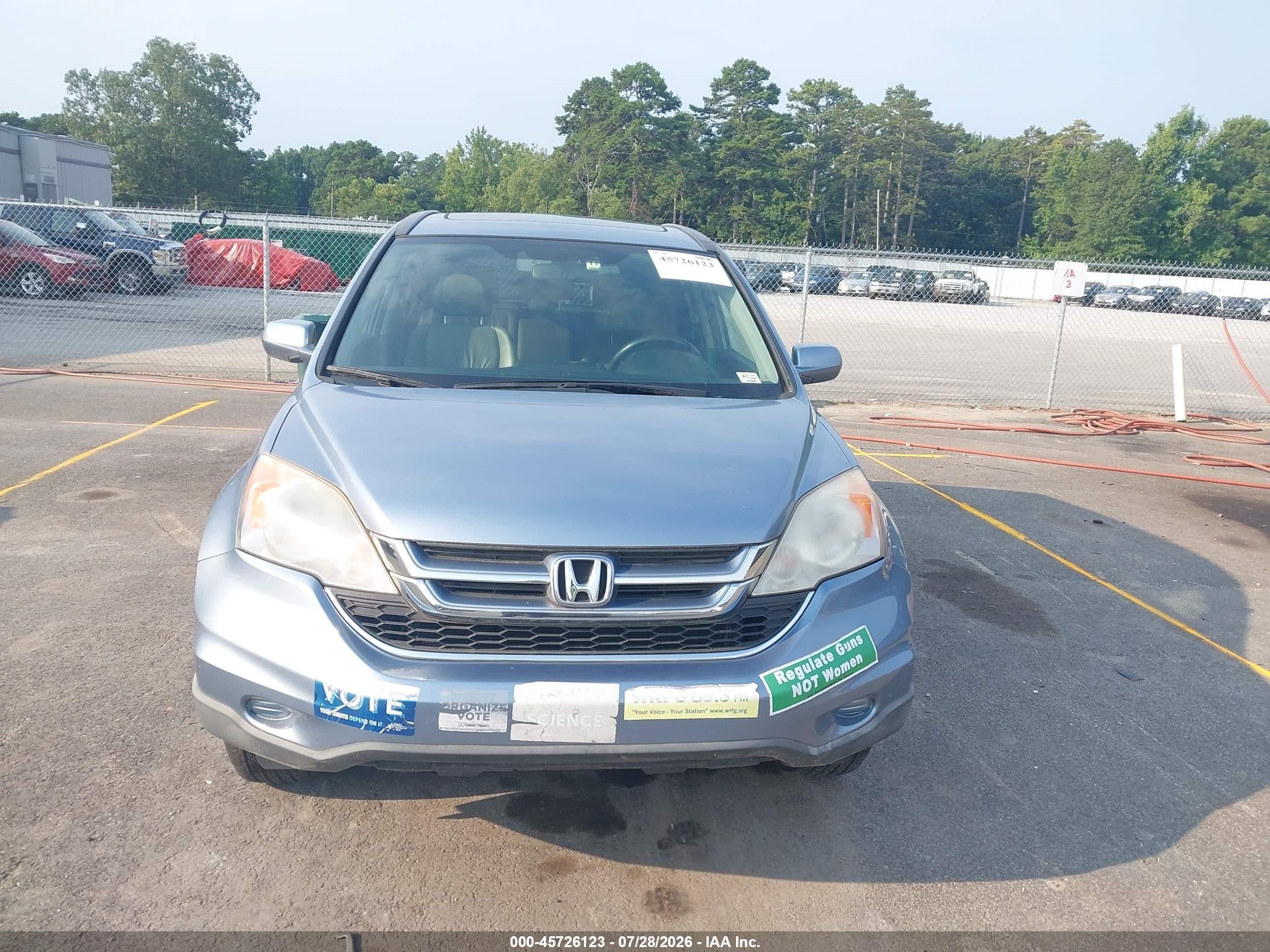 2010 Honda Cr-v Ex-l Gray vin: JHLRE3H73AC007815