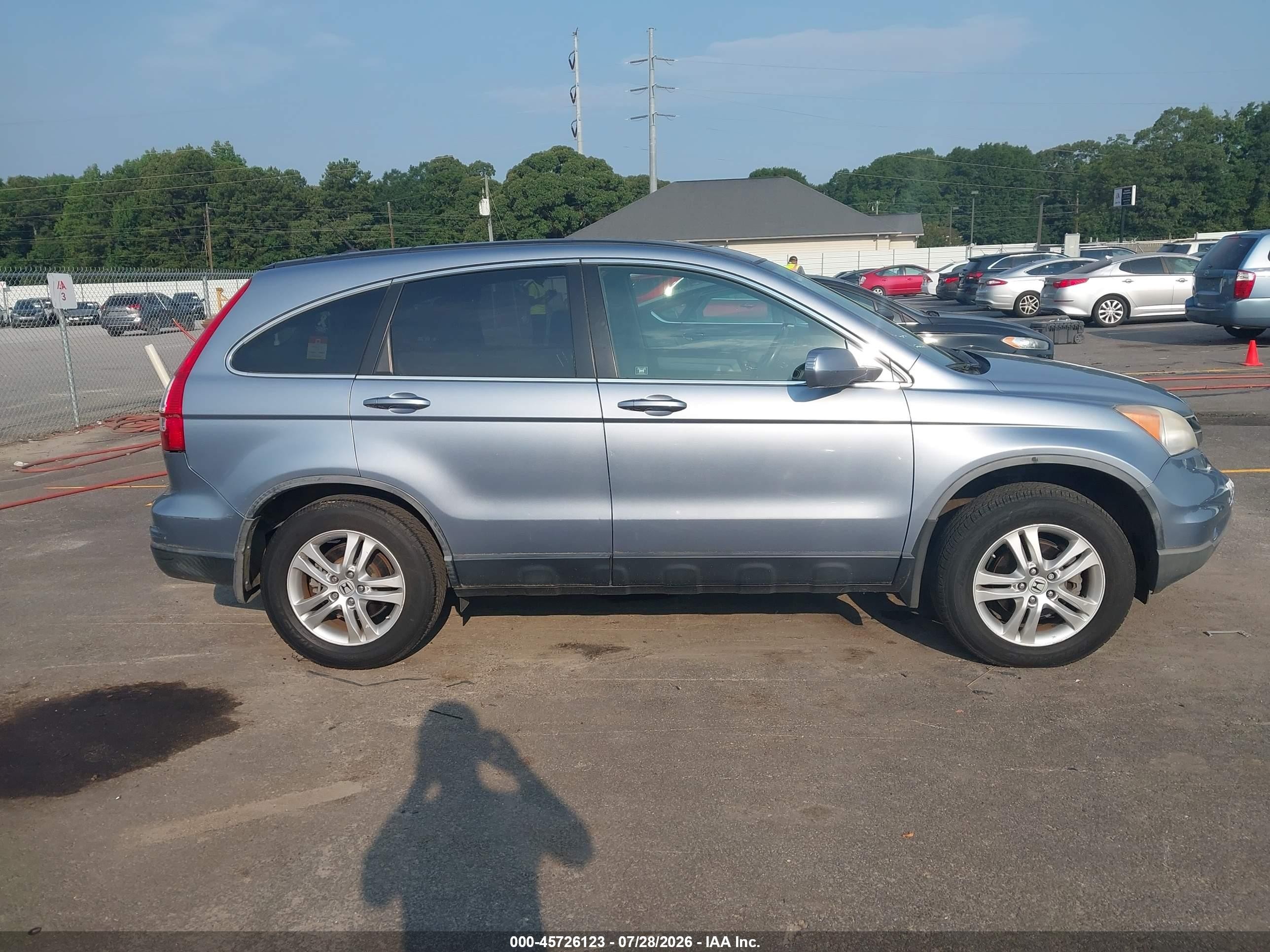 2010 Honda Cr-v Ex-l Gray vin: JHLRE3H73AC007815