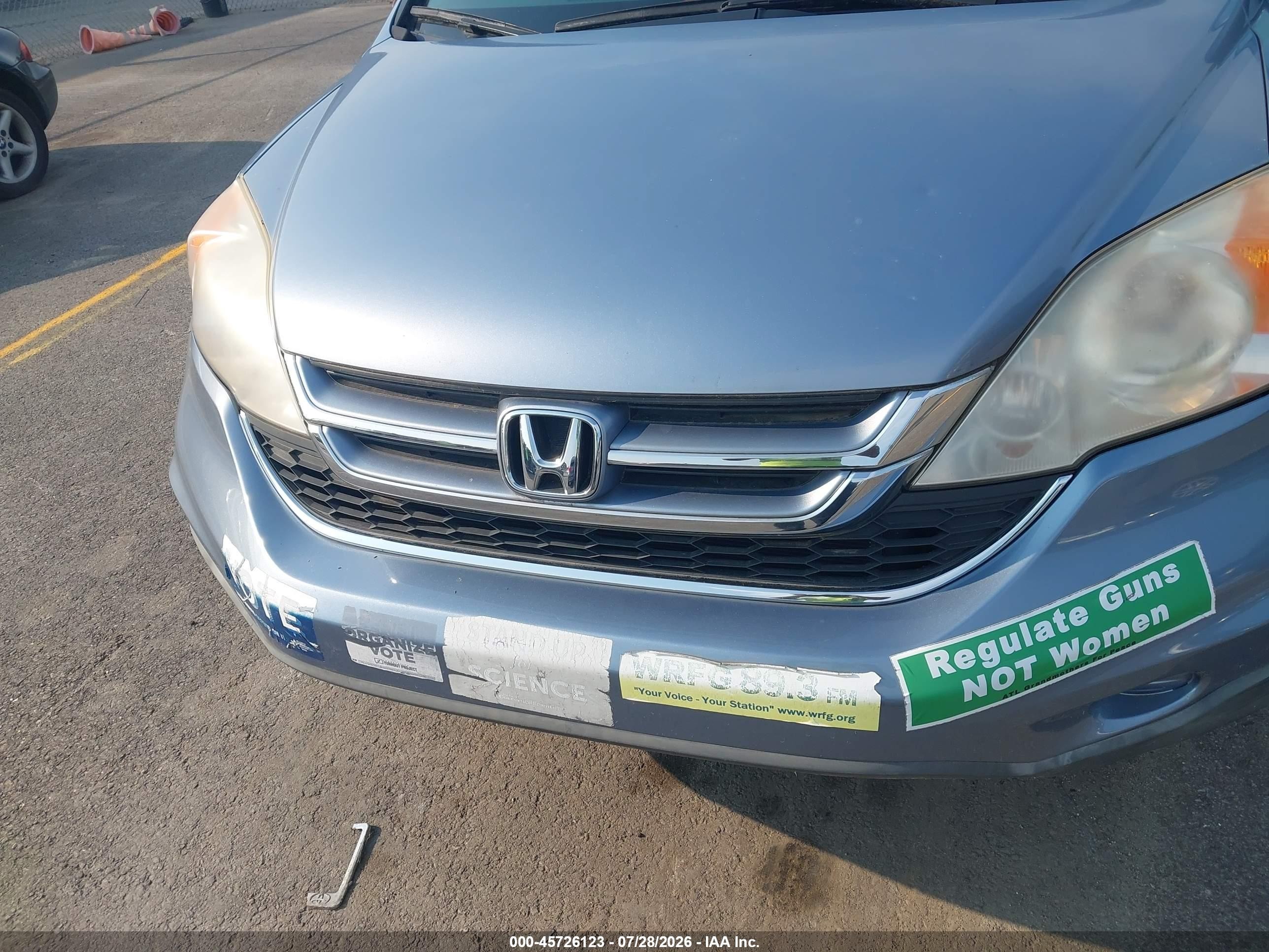 2010 Honda Cr-v Ex-l Gray vin: JHLRE3H73AC007815