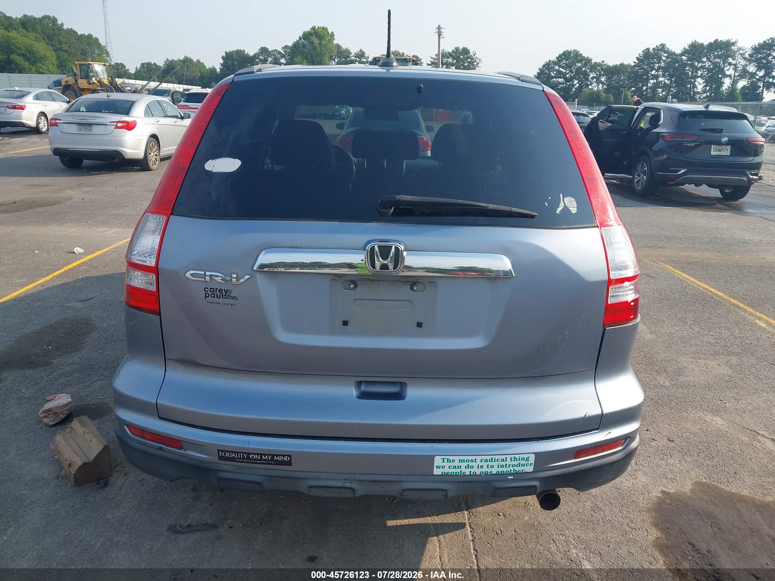 2010 Honda Cr-v Ex-l Gray vin: JHLRE3H73AC007815