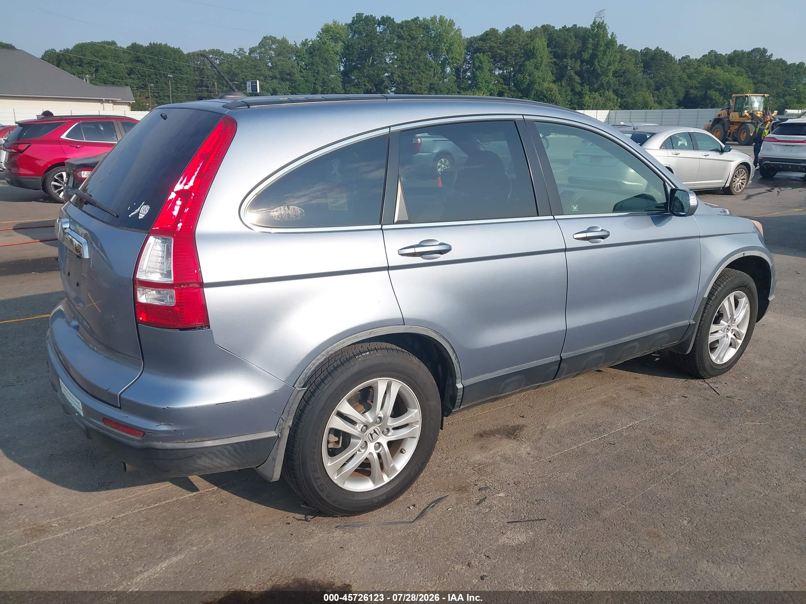 2010 Honda Cr-v Ex-l Gray vin: JHLRE3H73AC007815