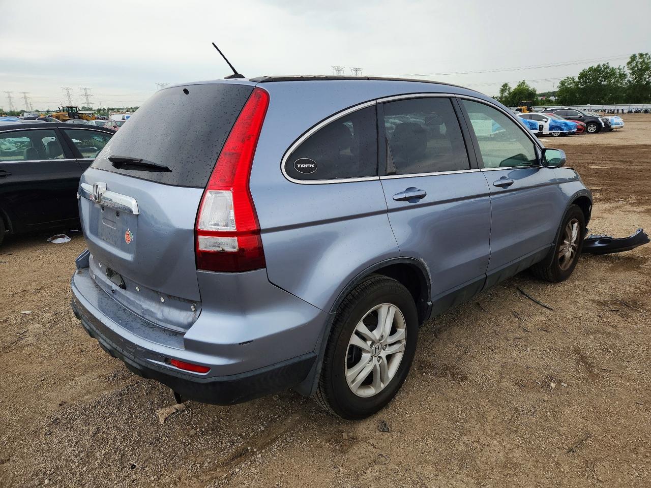 2010 Honda Cr-v Exl Blue vin: JHLRE3H73AC008446