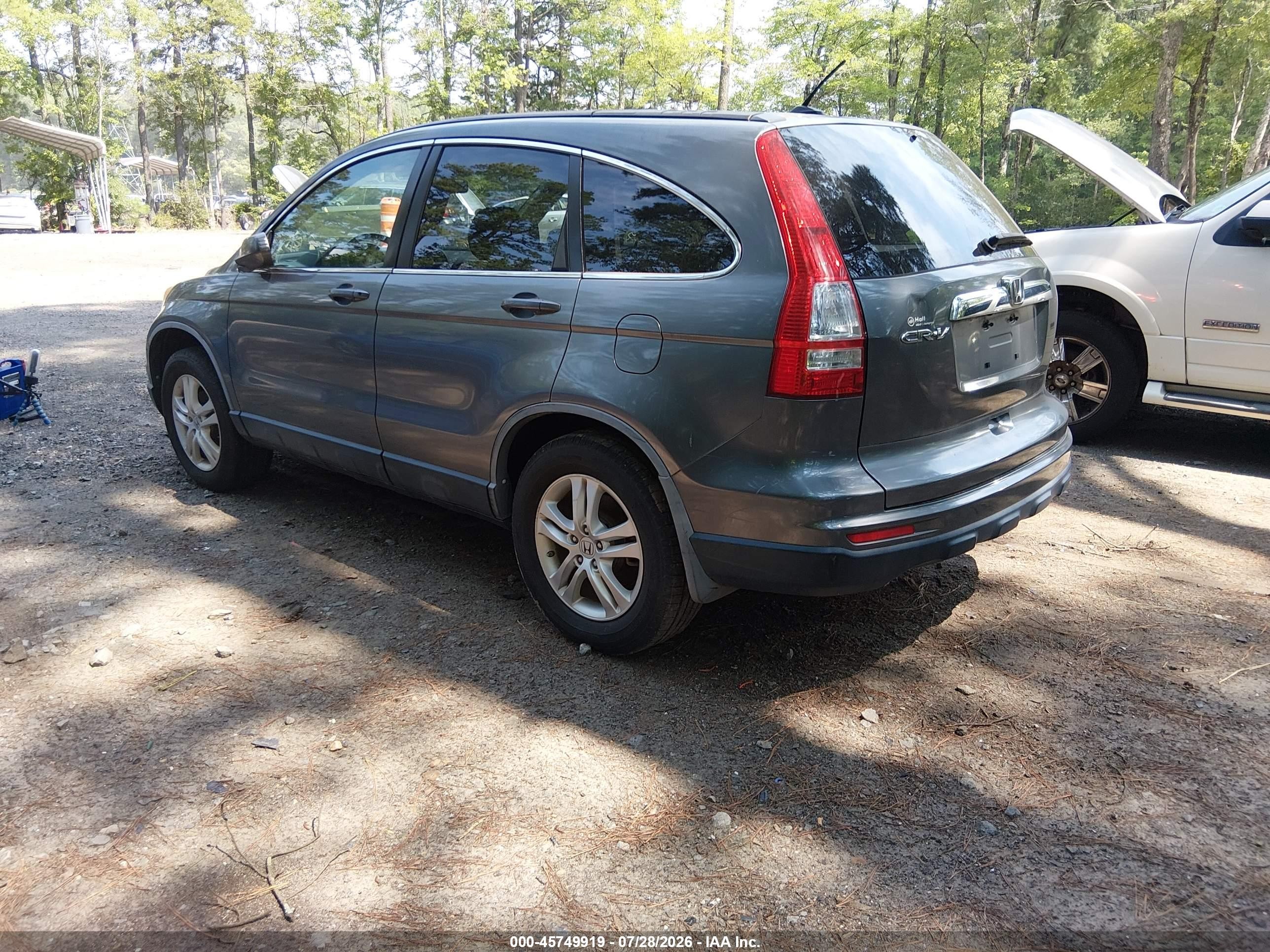 2011 Honda Cr-v Ex-l Gray vin: JHLRE3H73BC000302