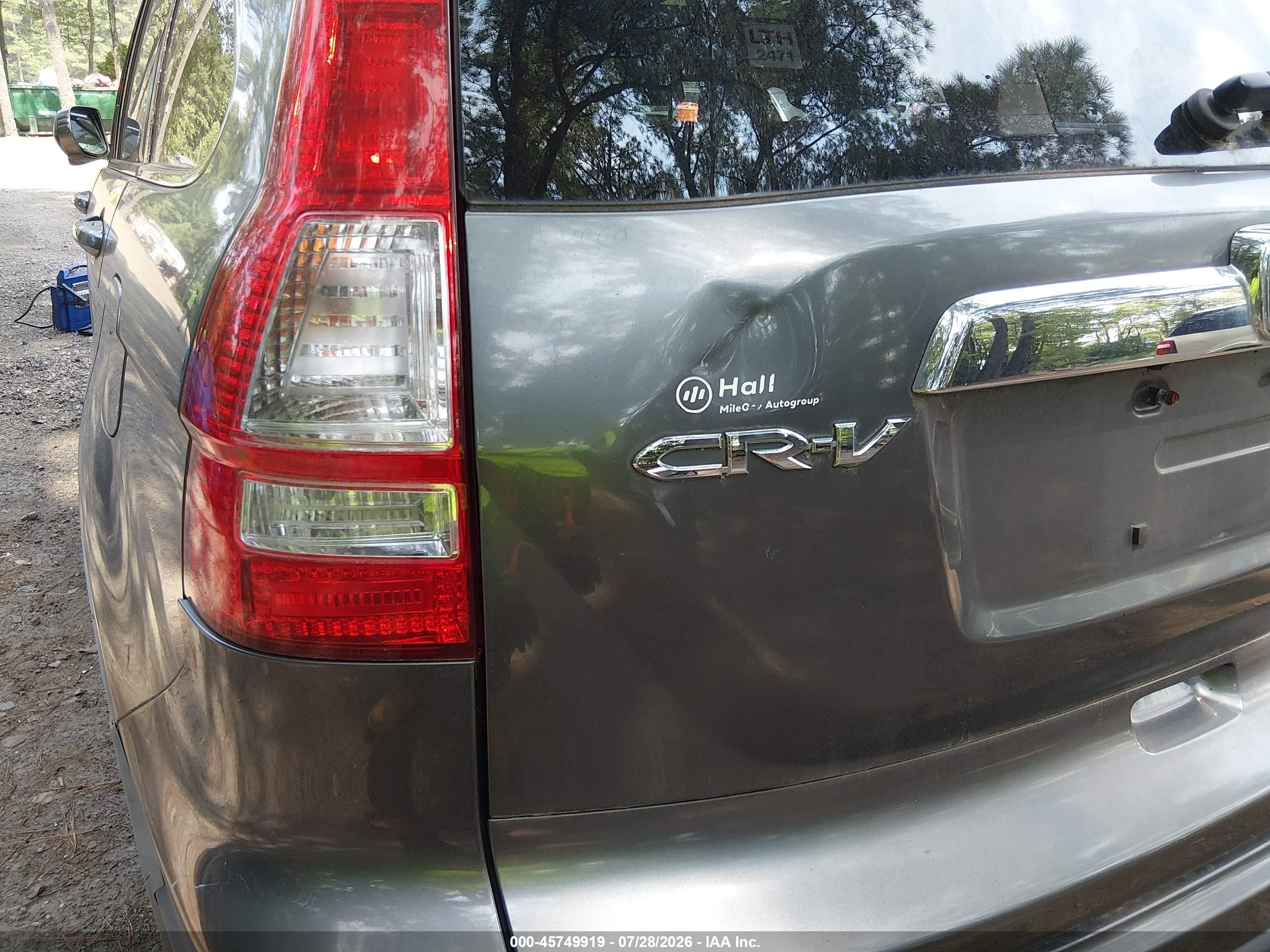 2011 Honda Cr-v Ex-l Gray vin: JHLRE3H73BC000302
