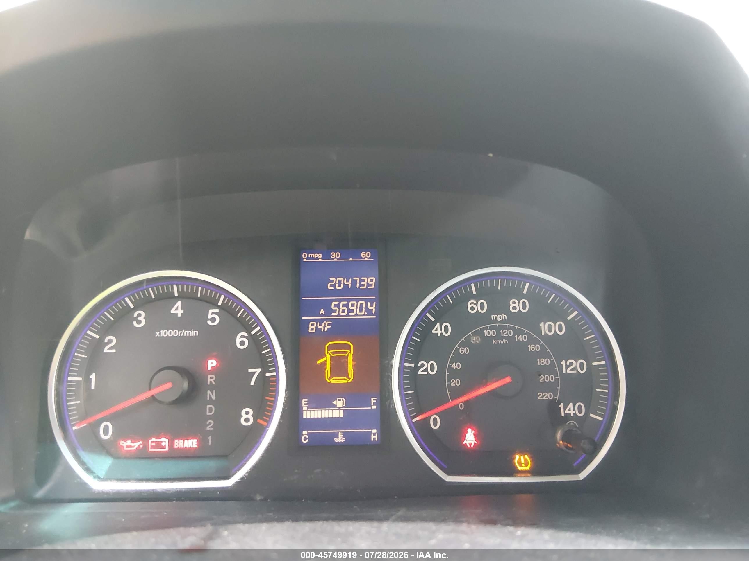 2011 Honda Cr-v Ex-l Gray vin: JHLRE3H73BC000302