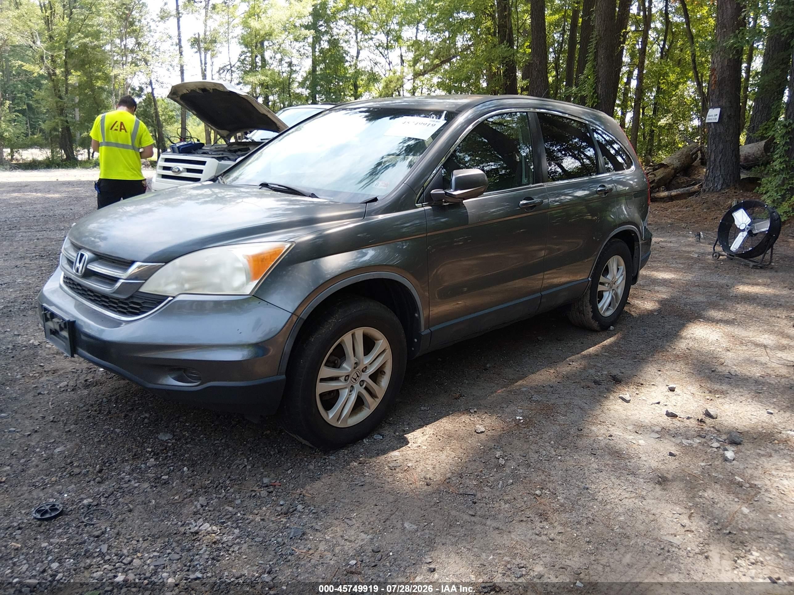 2011 Honda Cr-v Ex-l Gray vin: JHLRE3H73BC000302