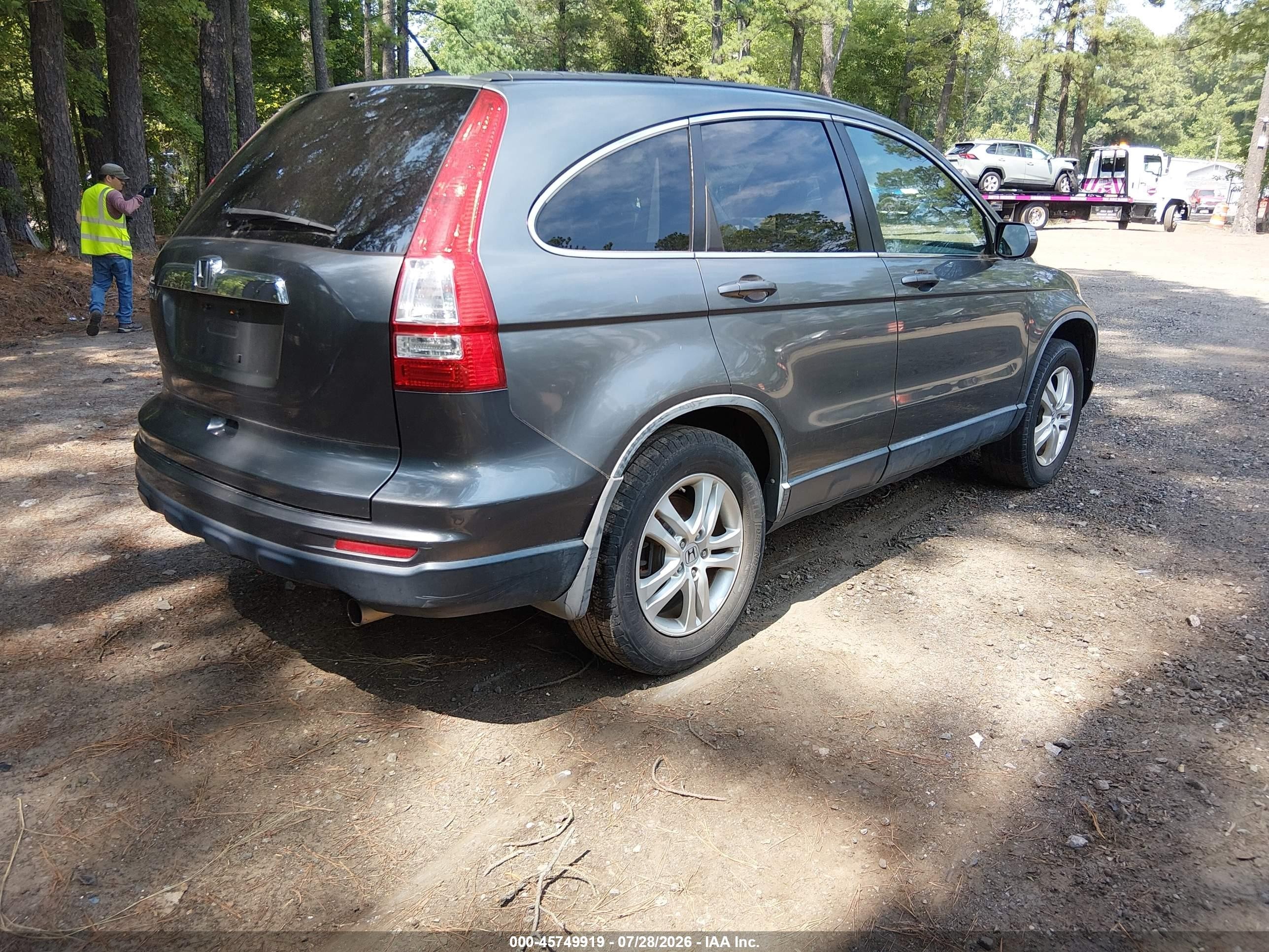 2011 Honda Cr-v Ex-l Gray vin: JHLRE3H73BC000302