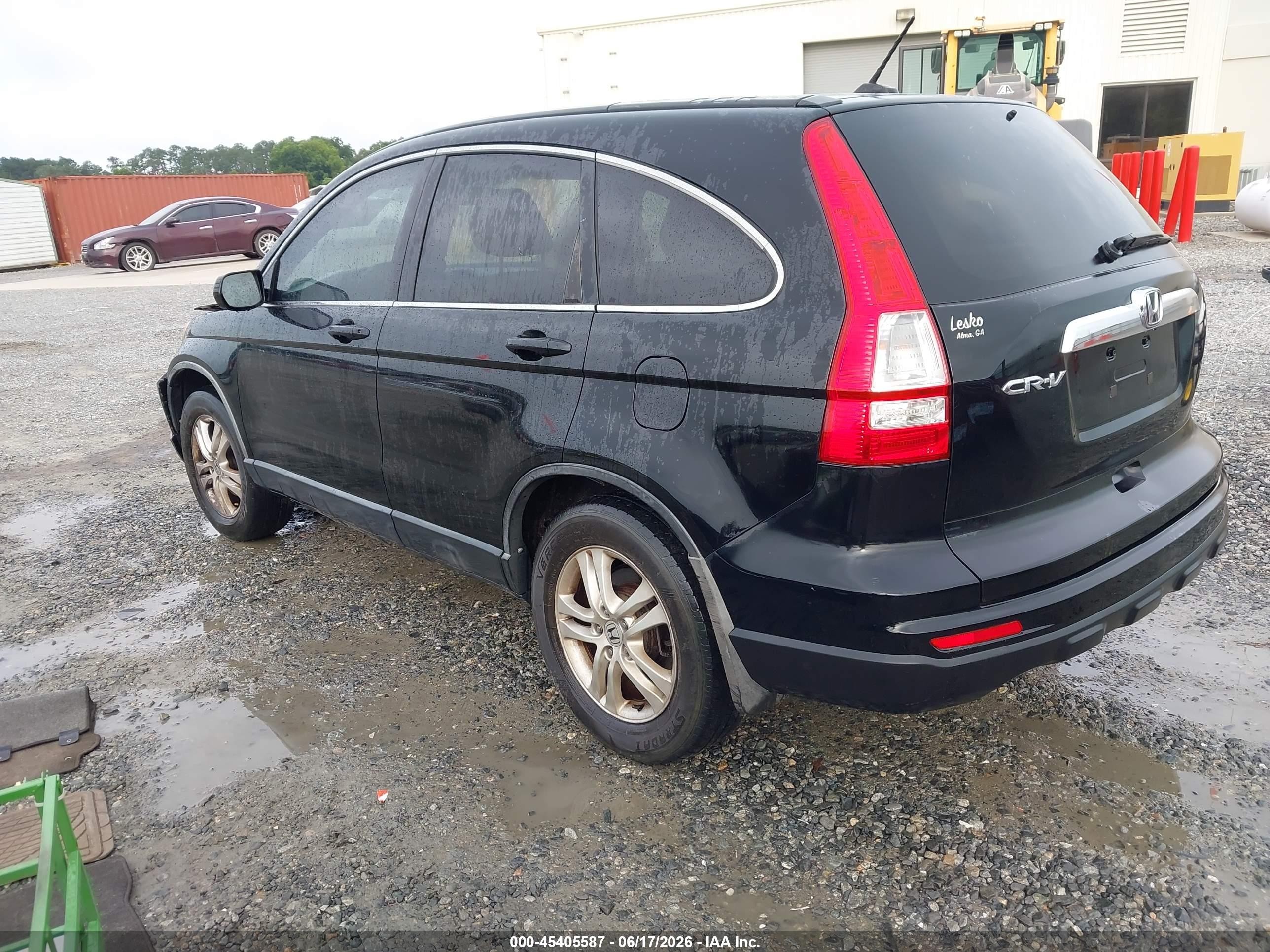 2011 Honda Cr-v Ex-l Black vin: JHLRE3H73BC003586