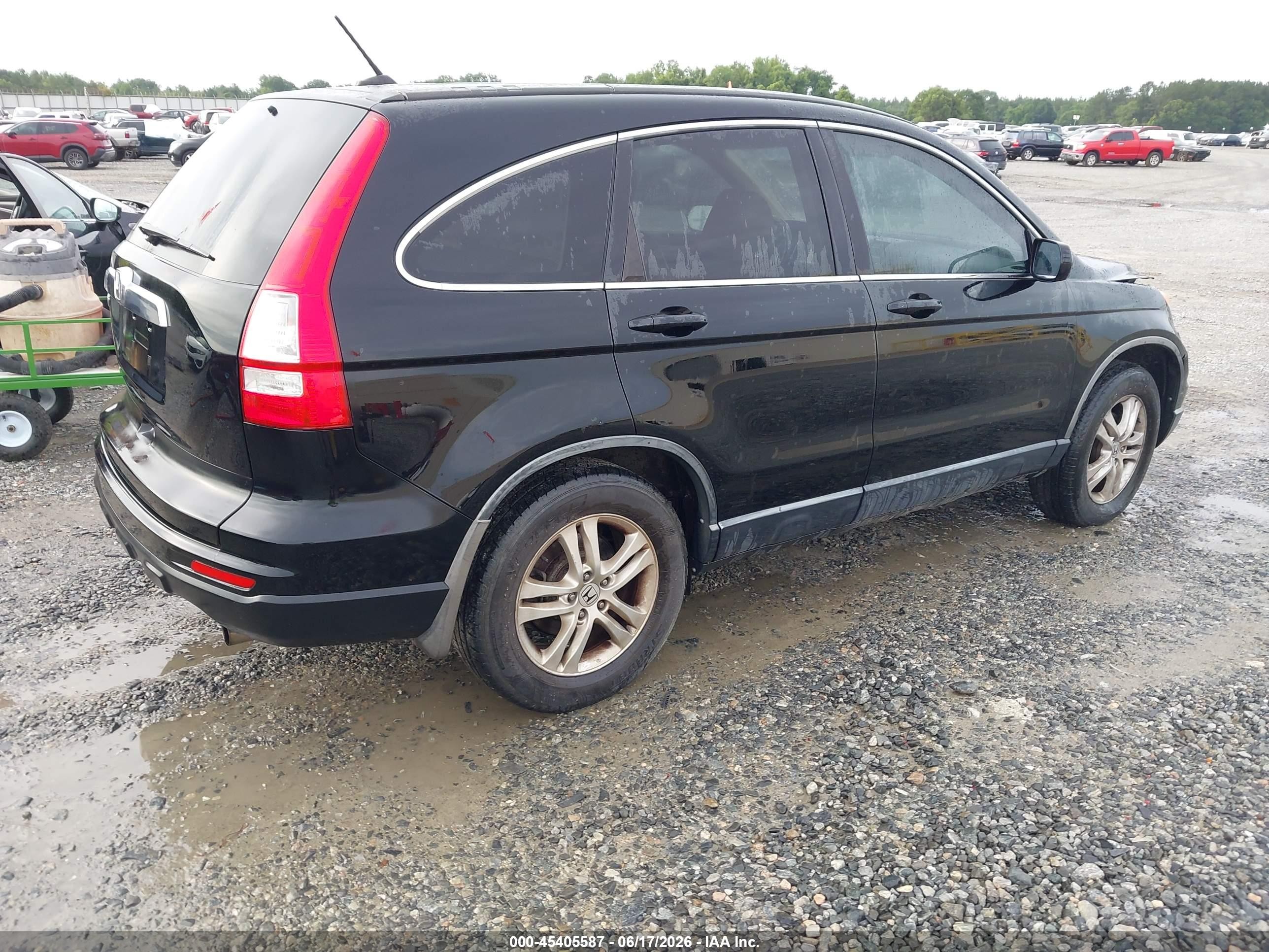 2011 Honda Cr-v Ex-l Black vin: JHLRE3H73BC003586