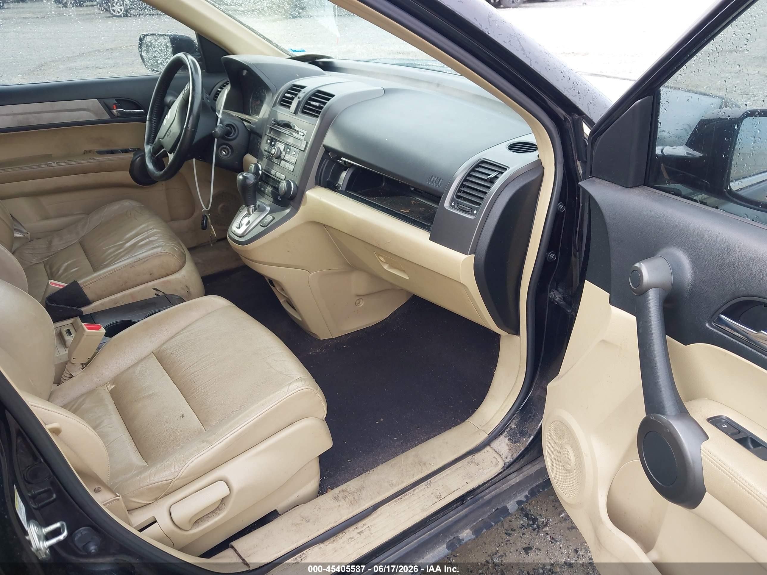 2011 Honda Cr-v Ex-l Black vin: JHLRE3H73BC003586