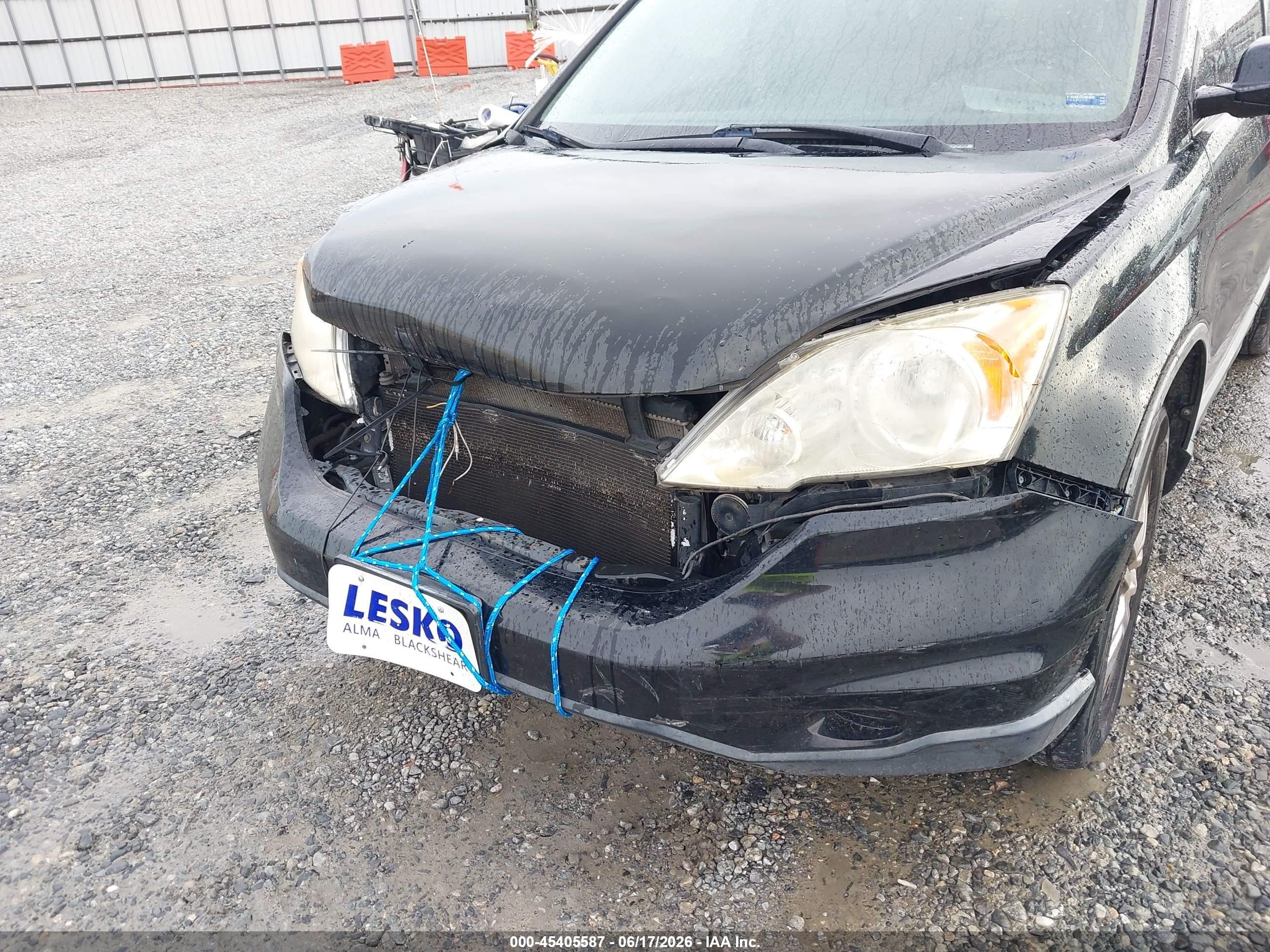 2011 Honda Cr-v Ex-l Black vin: JHLRE3H73BC003586