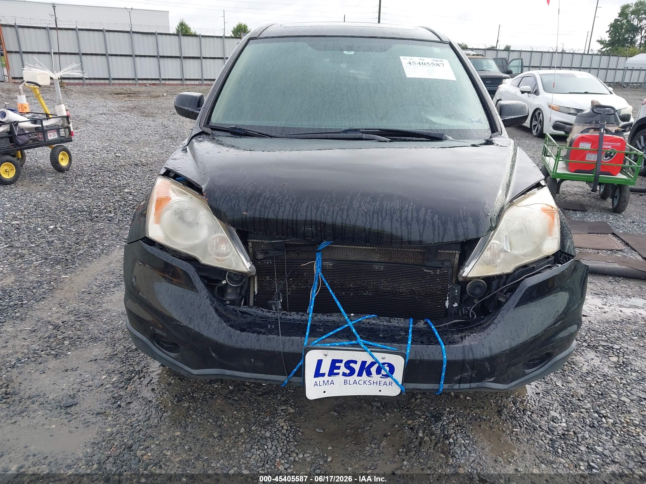 2011 Honda Cr-v Ex-l Black vin: JHLRE3H73BC003586