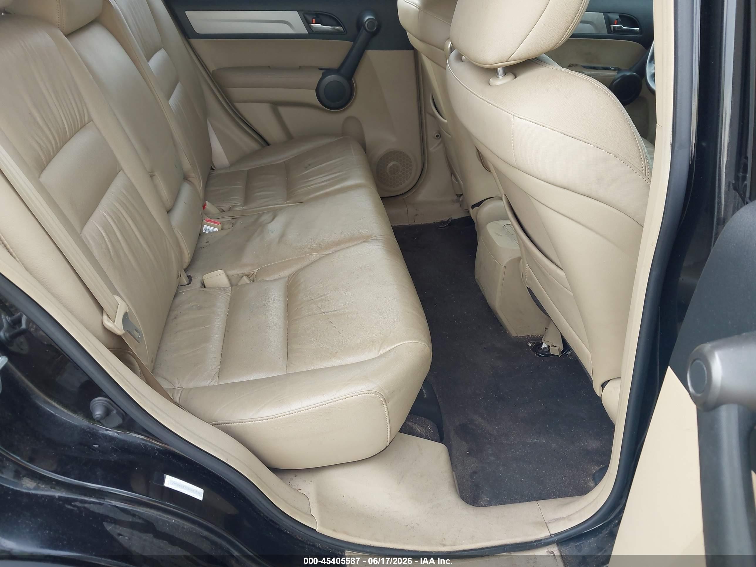2011 Honda Cr-v Ex-l Black vin: JHLRE3H73BC003586