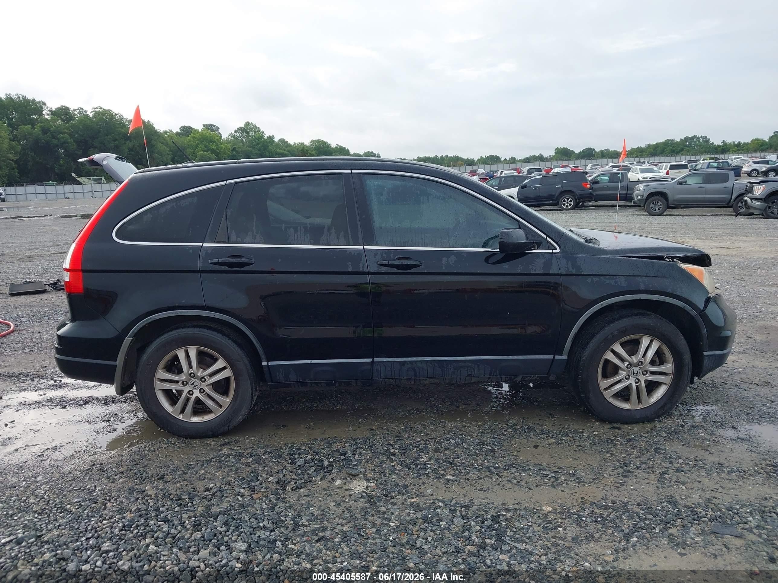 2011 Honda Cr-v Ex-l Black vin: JHLRE3H73BC003586