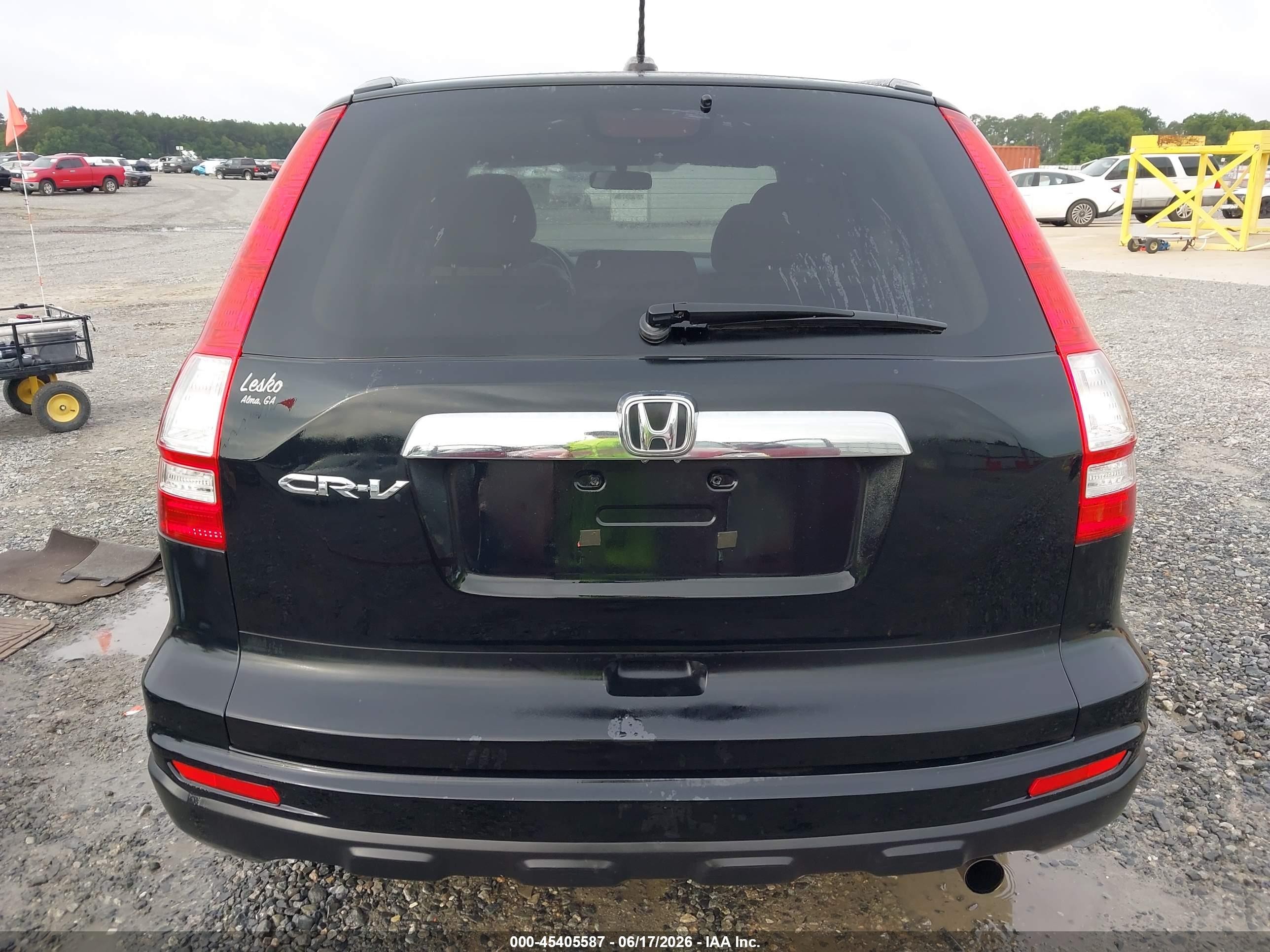 2011 Honda Cr-v Ex-l Black vin: JHLRE3H73BC003586