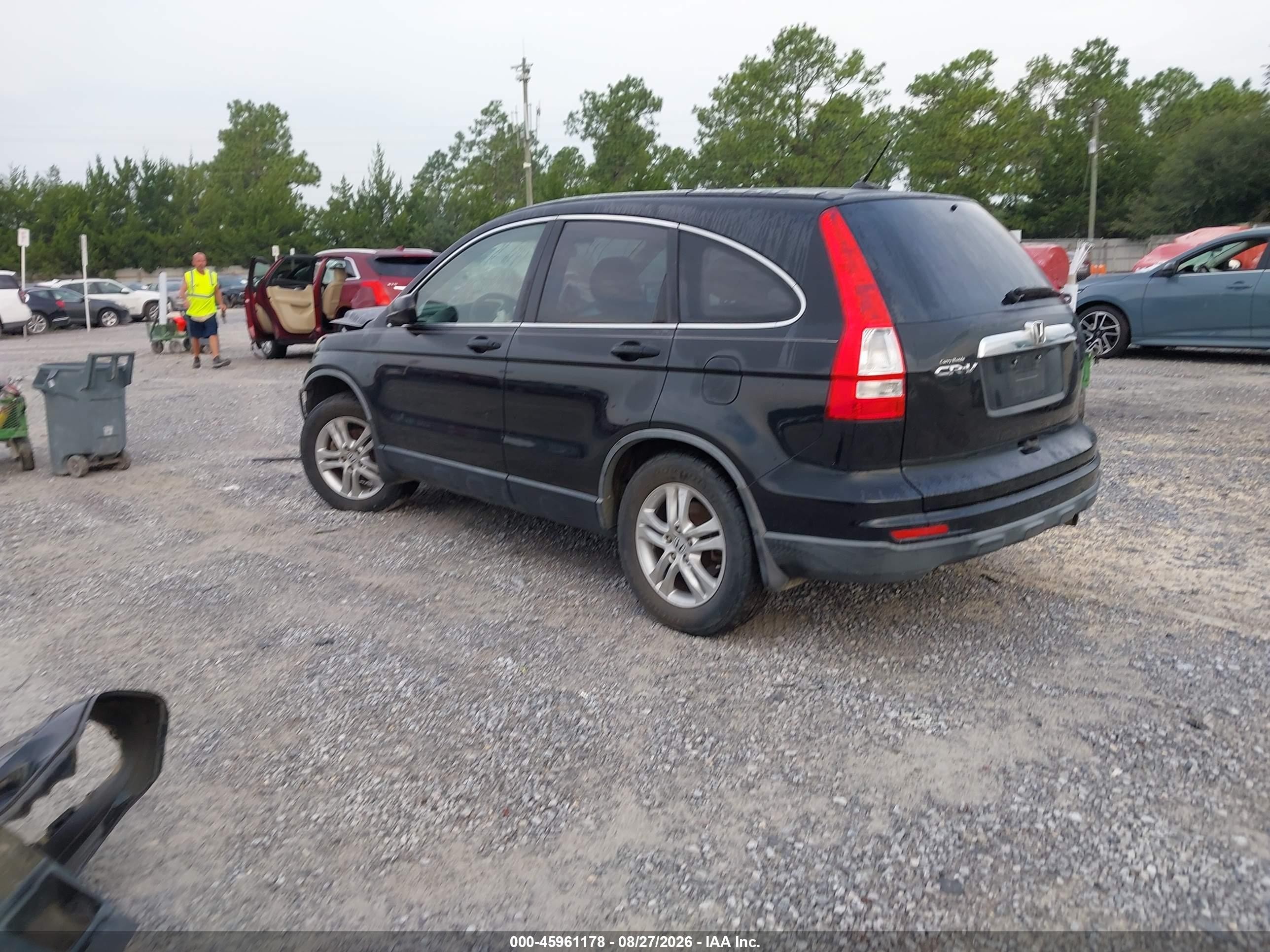 2011 Honda Cr-v Ex-l Black vin: JHLRE3H74BC013074