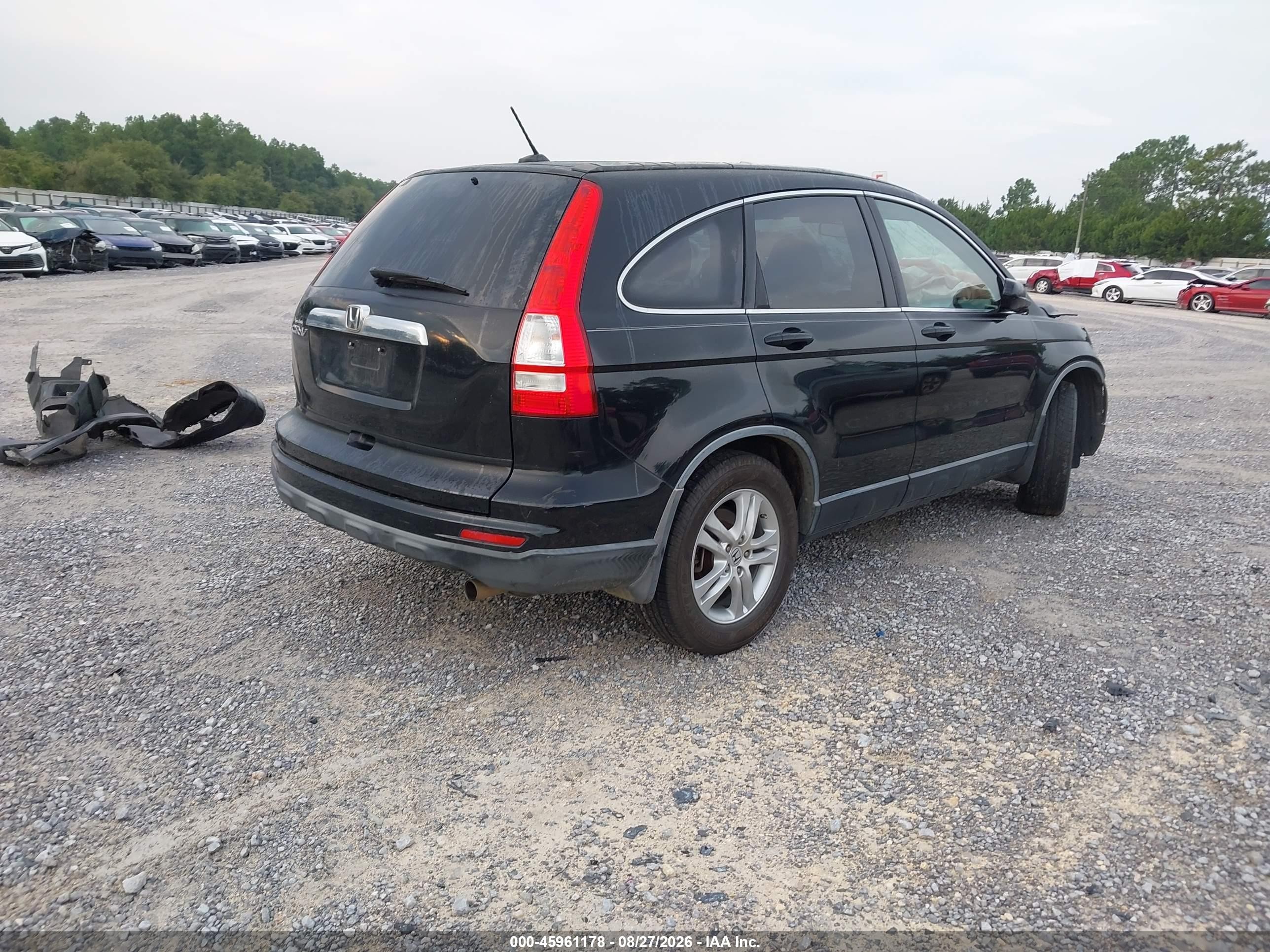 2011 Honda Cr-v Ex-l Black vin: JHLRE3H74BC013074
