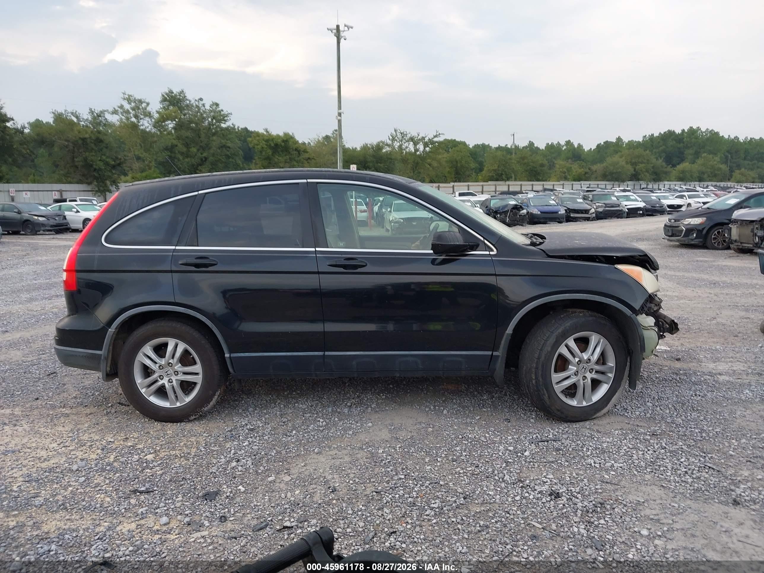 2011 Honda Cr-v Ex-l Black vin: JHLRE3H74BC013074
