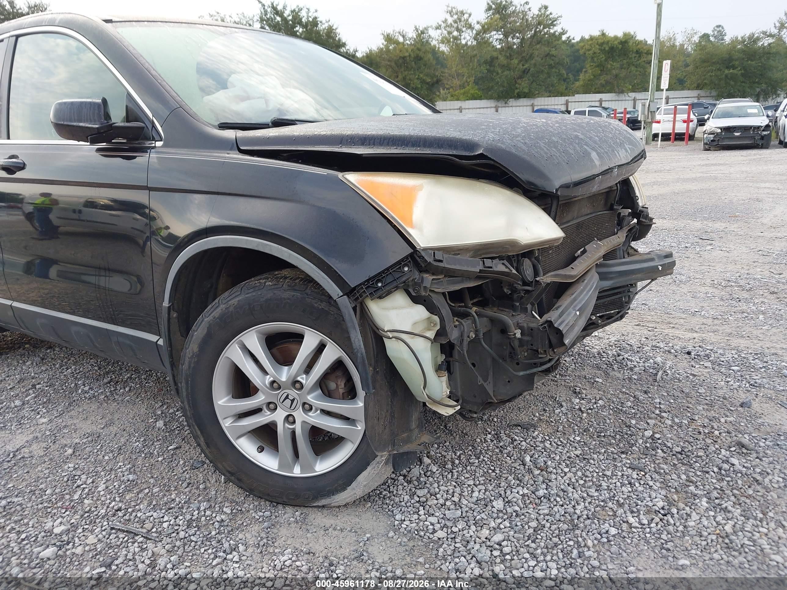 2011 Honda Cr-v Ex-l Black vin: JHLRE3H74BC013074