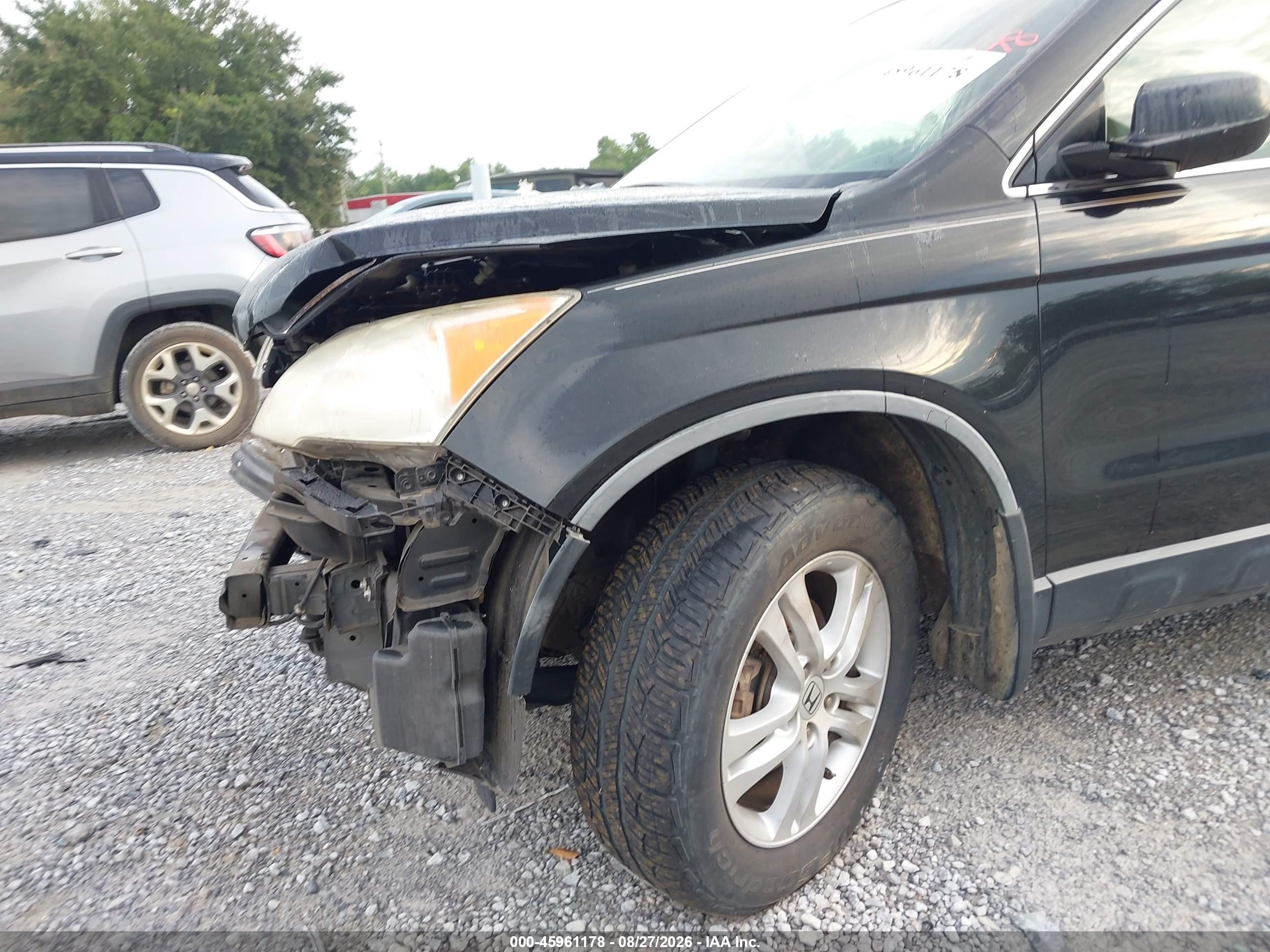 2011 Honda Cr-v Ex-l Black vin: JHLRE3H74BC013074