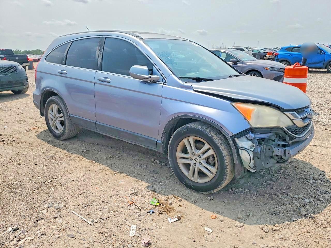 2010 Honda Cr-v Exl Blue vin: JHLRE3H75AC009579