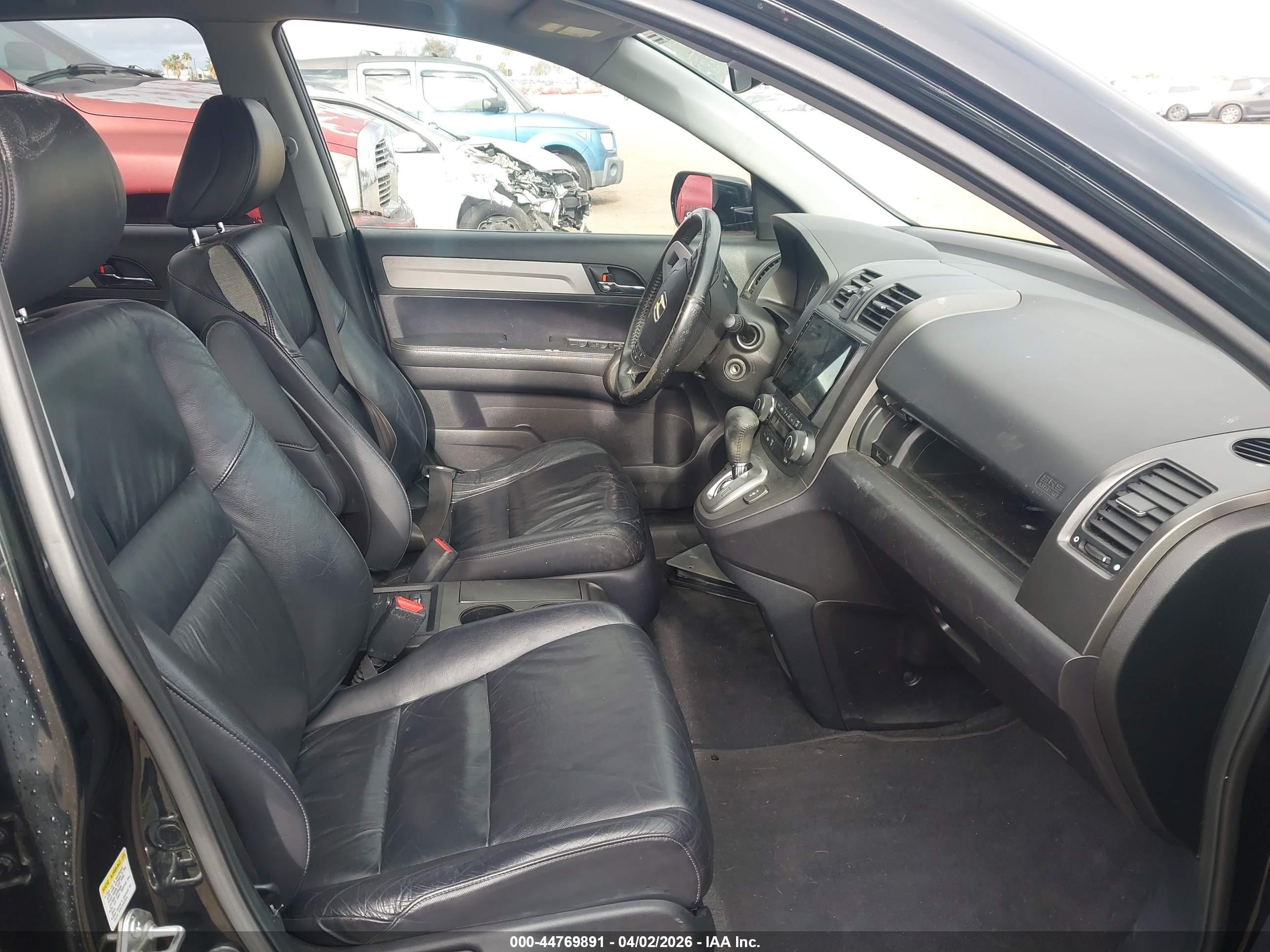 2010 Honda Cr-v Ex-l Black vin: JHLRE3H75AC011526