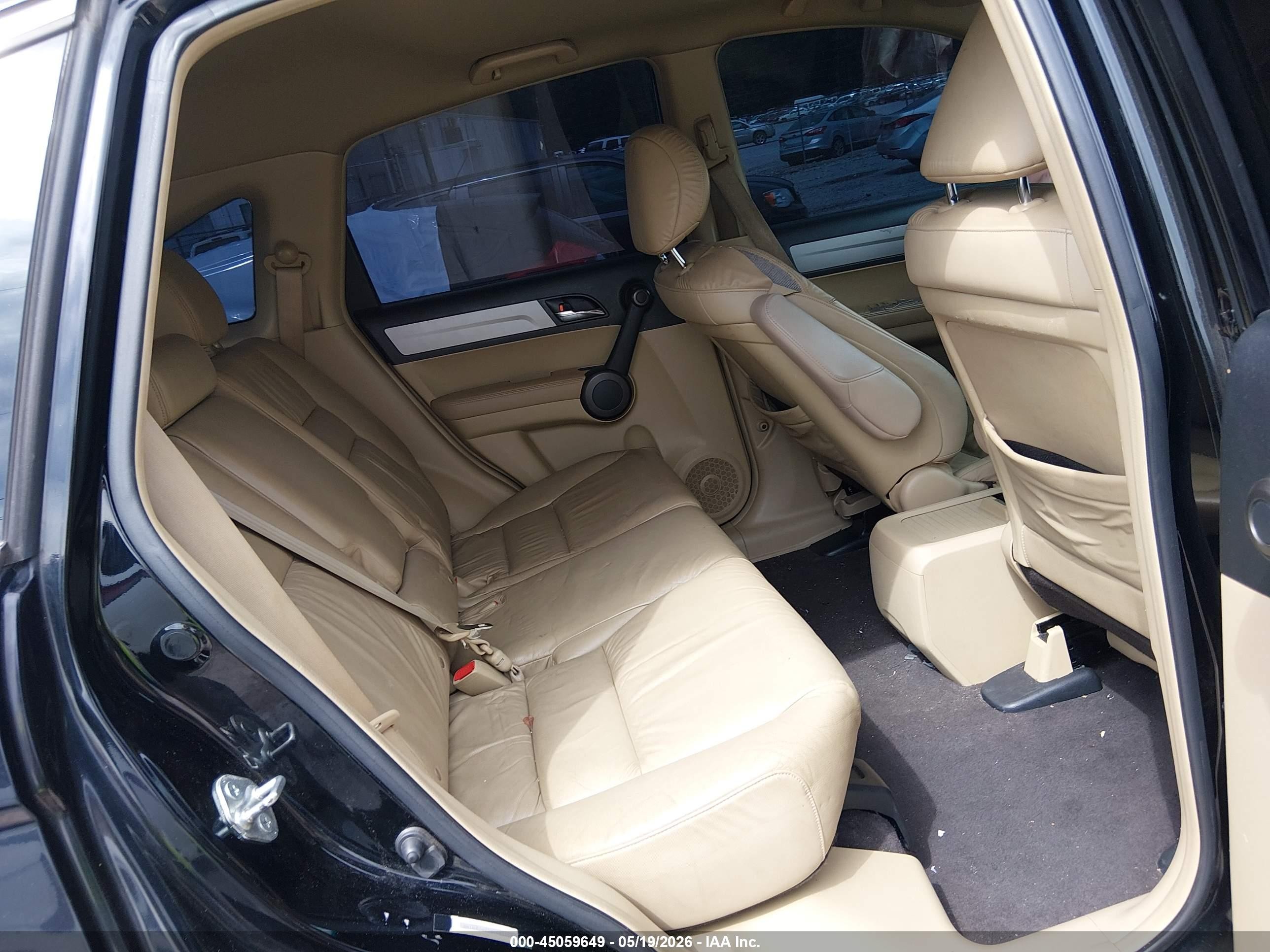 2011 Honda Cr-v Ex-l Black vin: JHLRE3H75BC001158