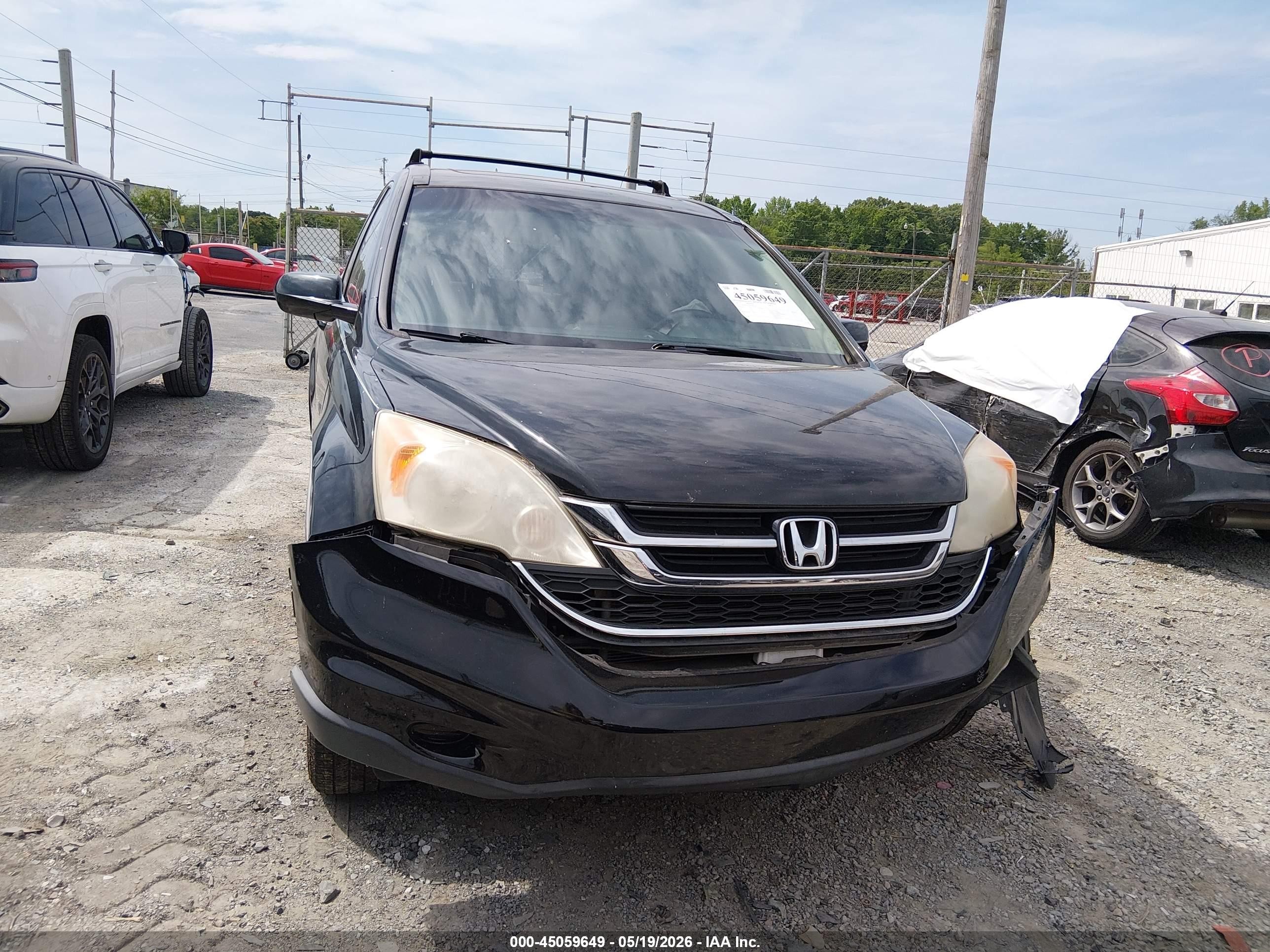 2011 Honda Cr-v Ex-l Black vin: JHLRE3H75BC001158