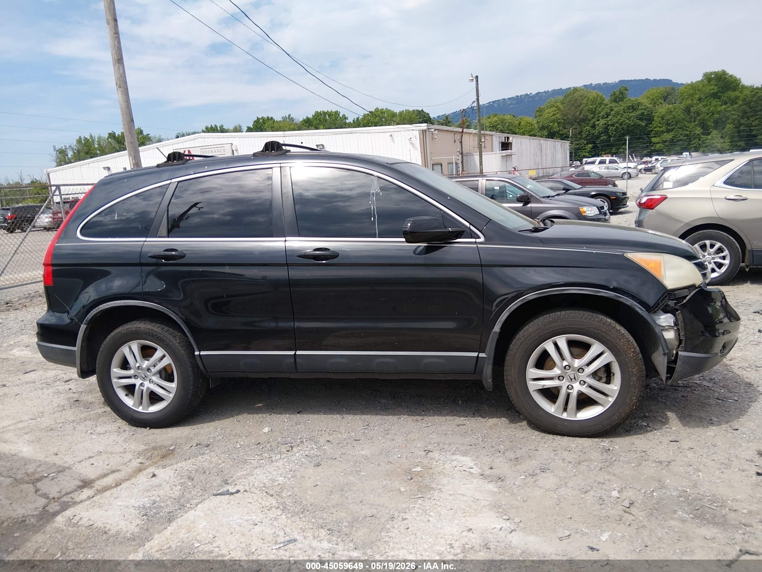 2011 Honda Cr-v Ex-l Black vin: JHLRE3H75BC001158
