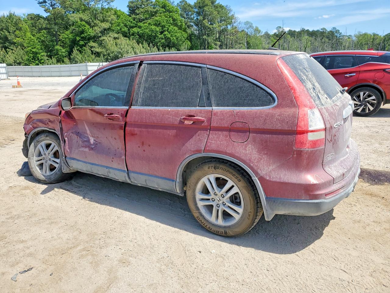 2011 Honda Cr-v Exl Бордовый vin: JHLRE3H76BC002464