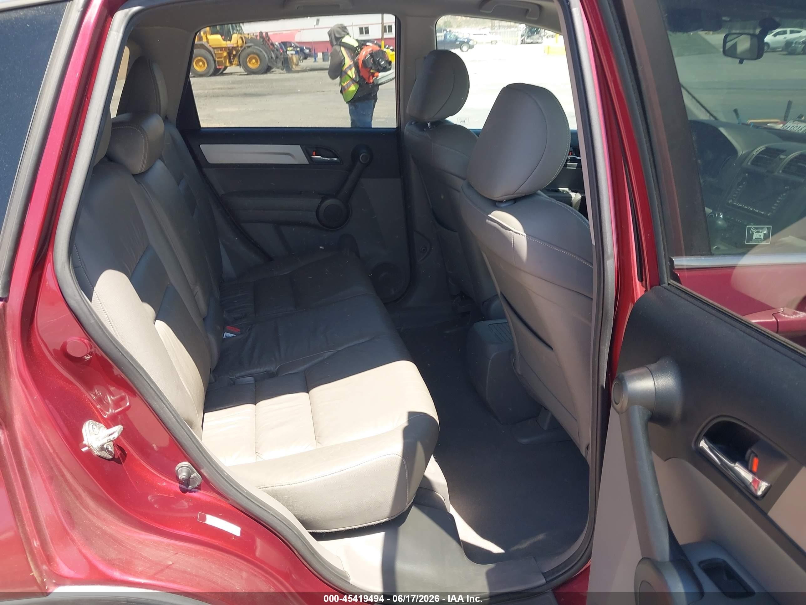 2011 Honda Cr-v Ex-l Red vin: JHLRE3H76BC010922