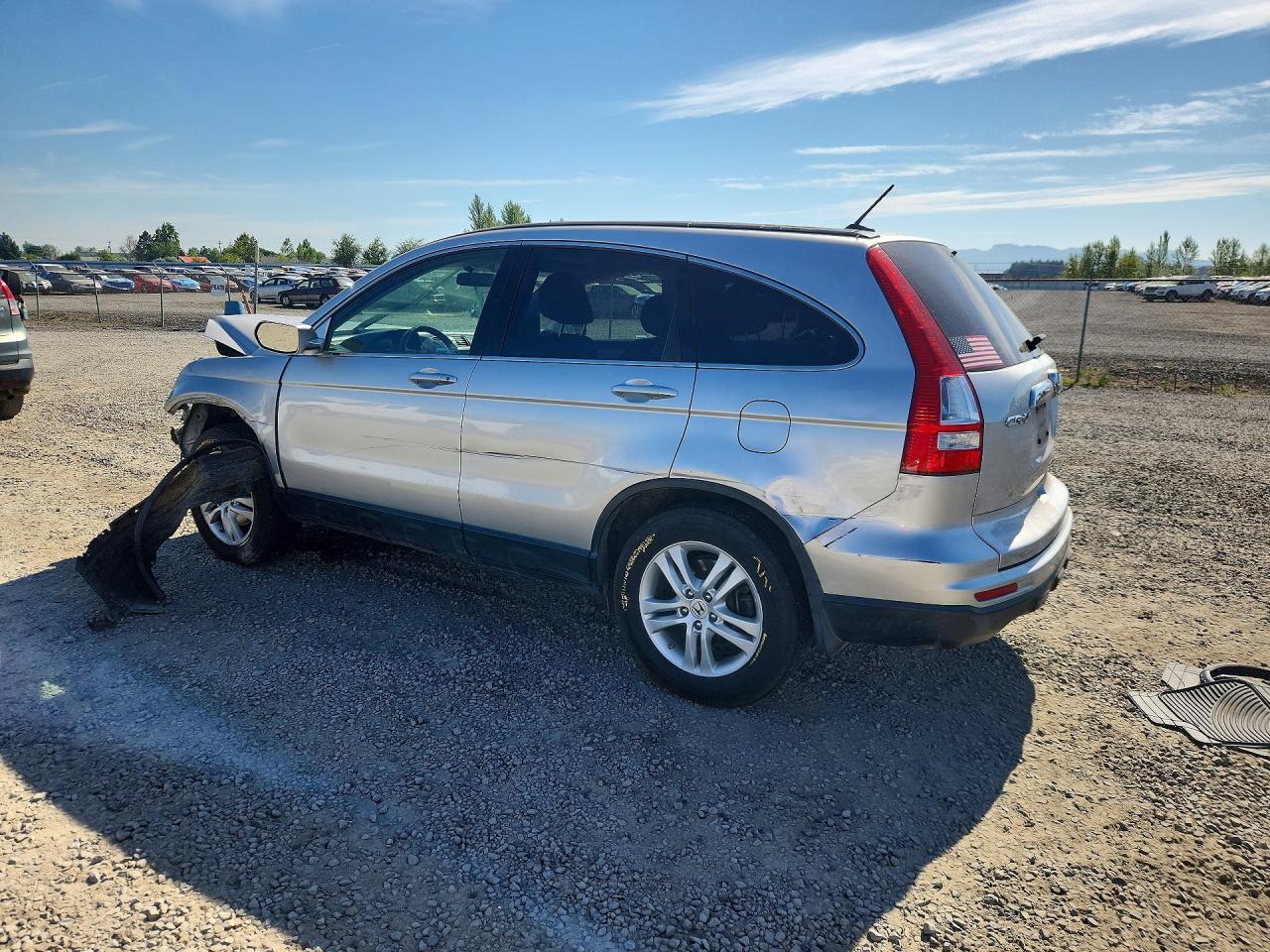 2010 Honda Cr-v Exl Silver vin: JHLRE3H77AC007221