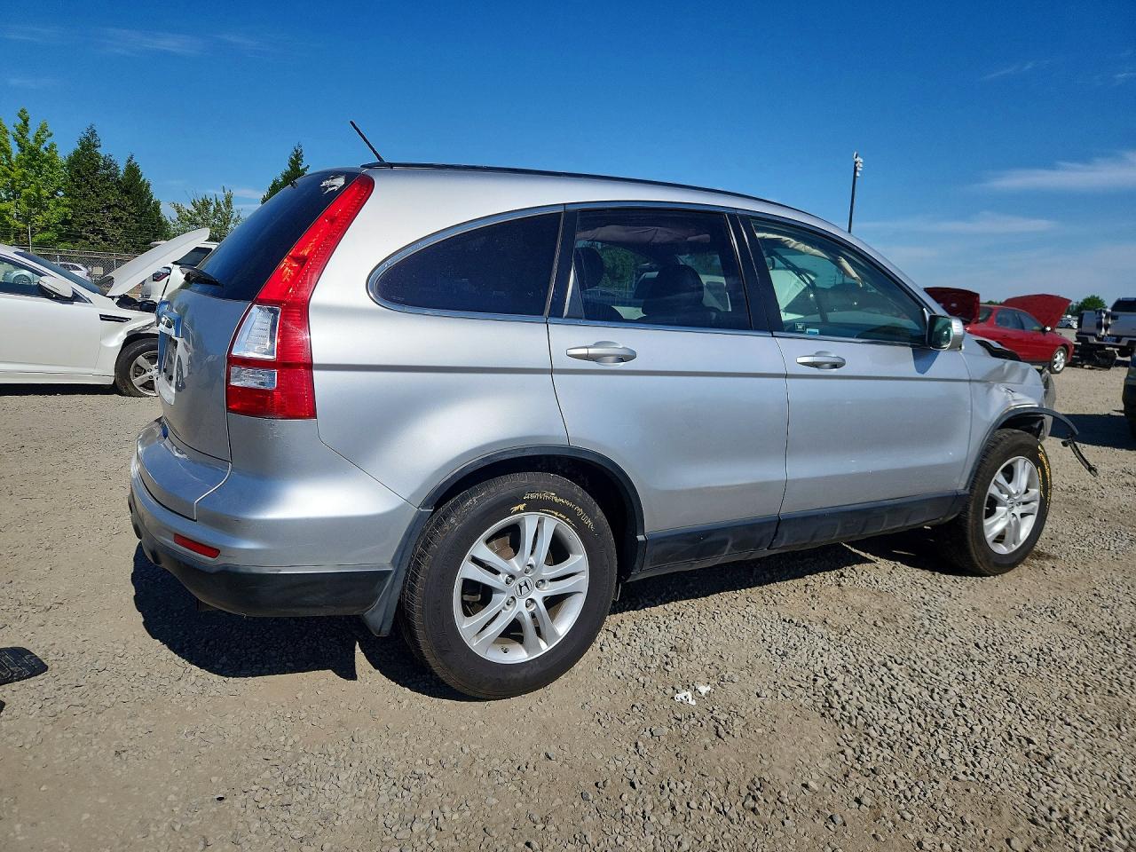 2010 Honda Cr-v Exl Silver vin: JHLRE3H77AC007221