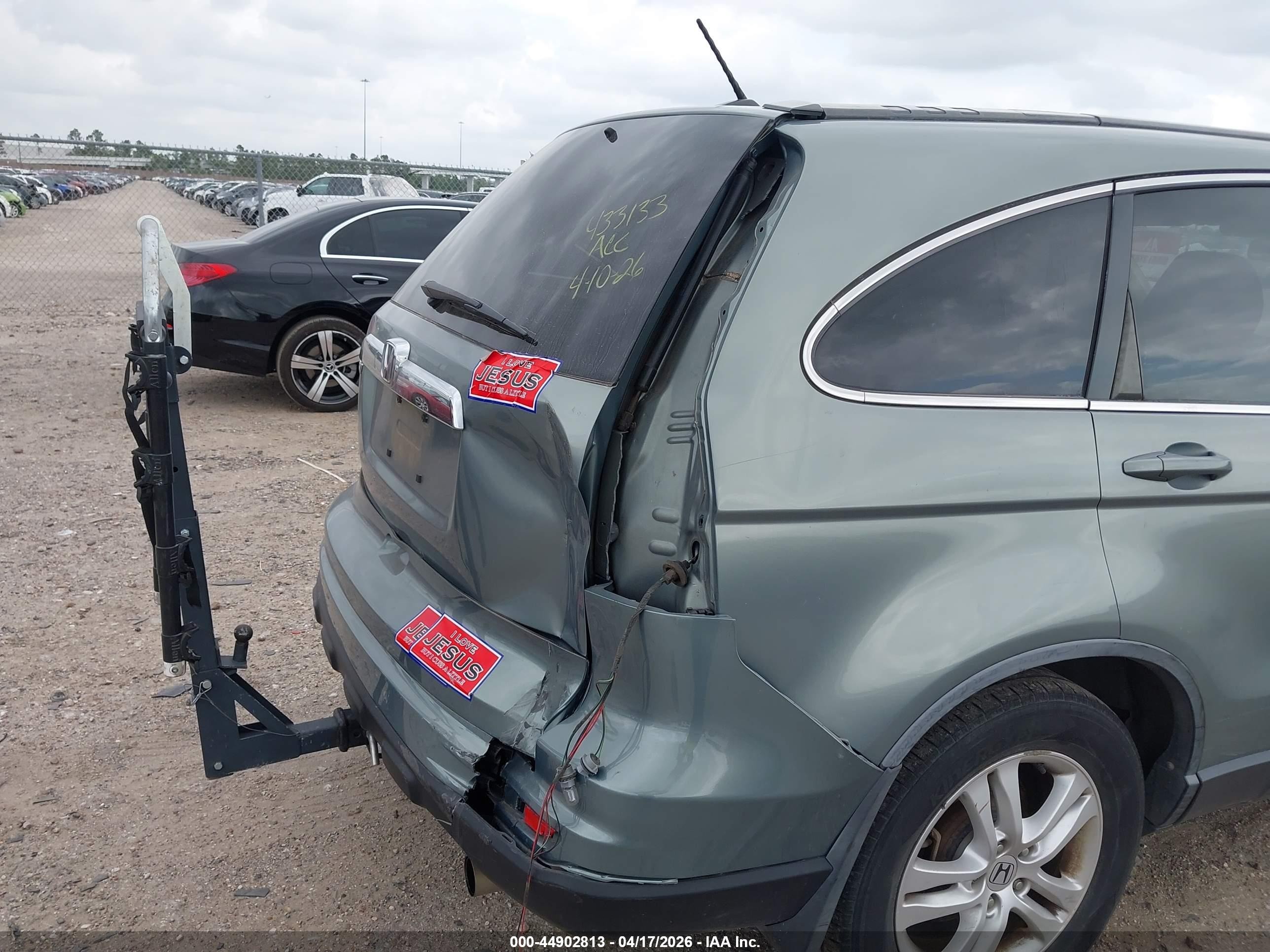2010 Honda Cr-v Ex-l Зеленый vin: JHLRE3H77AC007395
