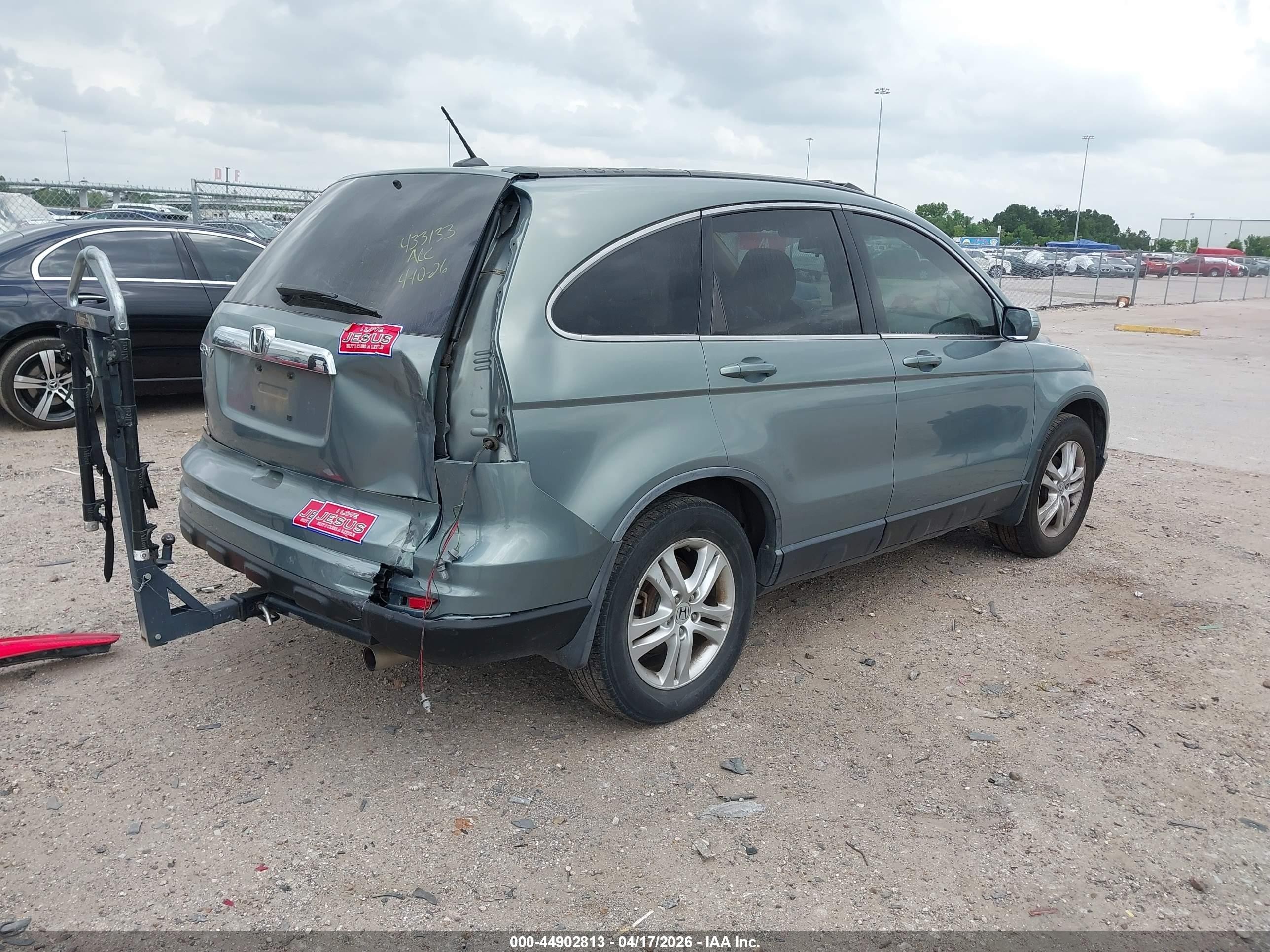 2010 Honda Cr-v Ex-l Зеленый vin: JHLRE3H77AC007395