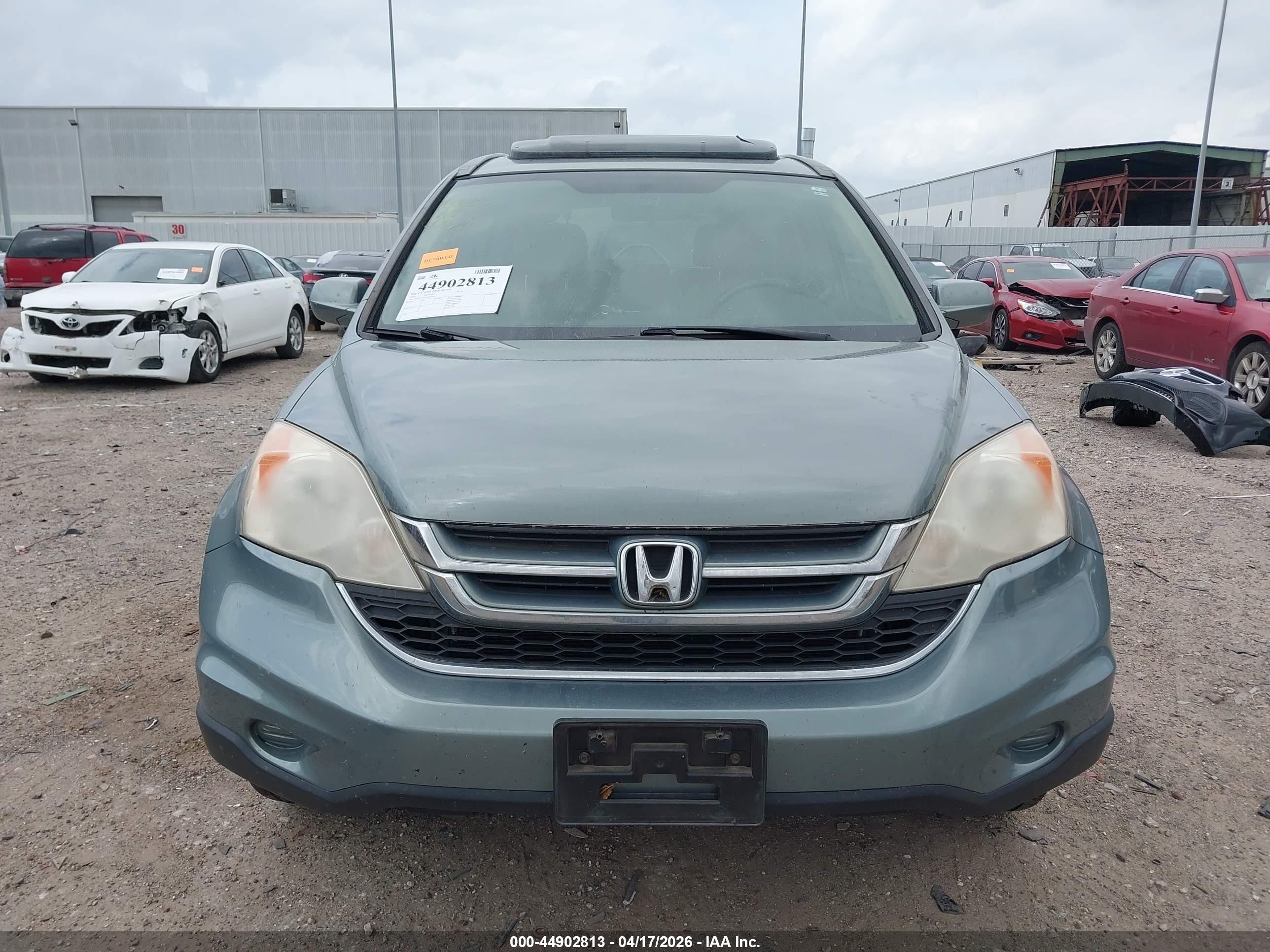 2010 Honda Cr-v Ex-l Зеленый vin: JHLRE3H77AC007395